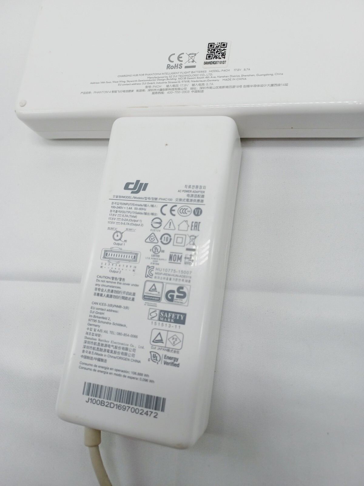 DJI Phantom 4/4 Pro/Advanced 3 Battery Charging Hub & Remote Controller Charger
