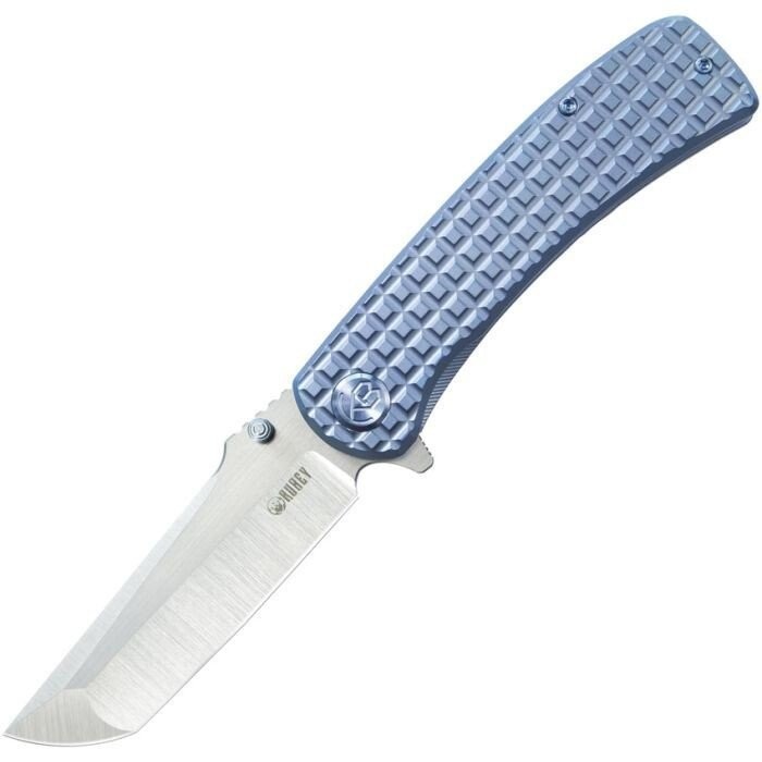 Kubey Nova Interflow Folding Knife M390 Steel Blade Titanium Handle - KB294B