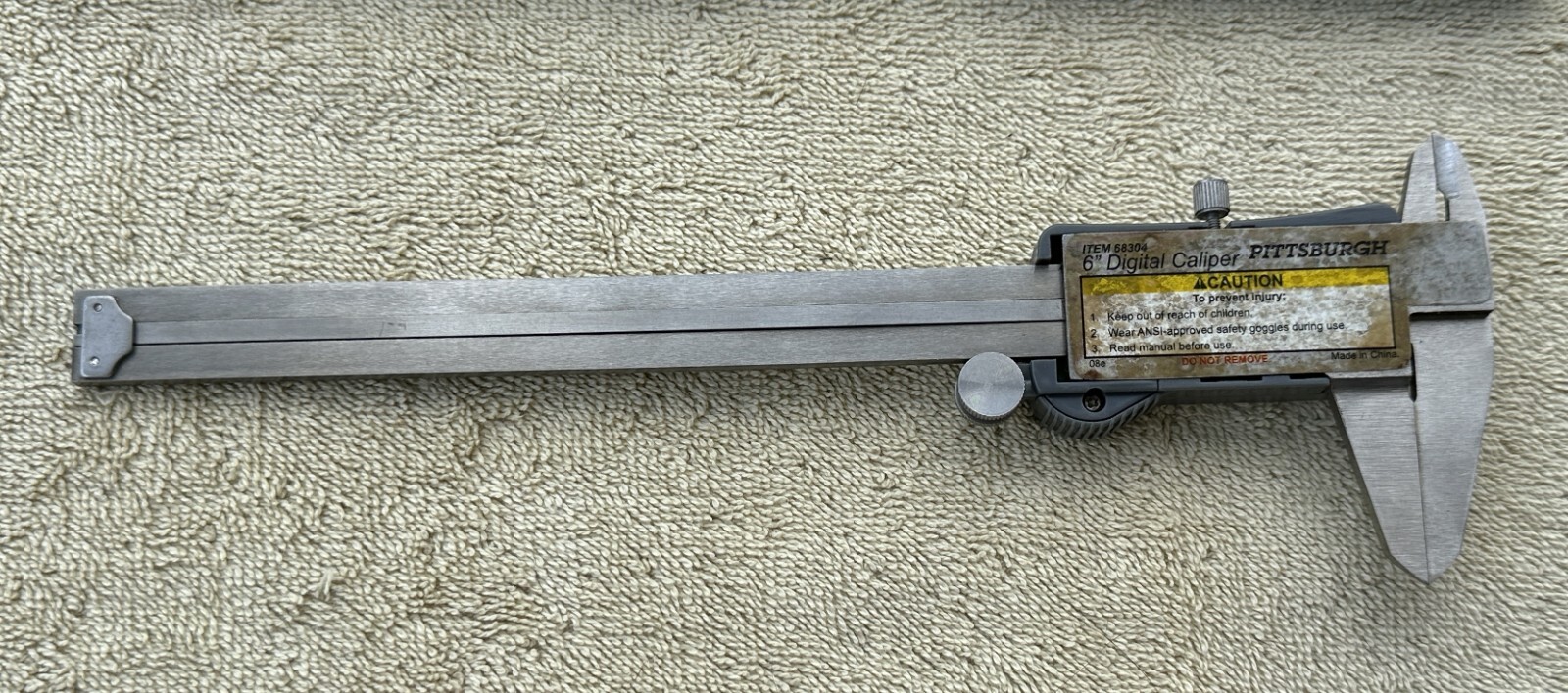 PITTSBURG ELECTRONIC 0-150MM DIGITAL CALIPER