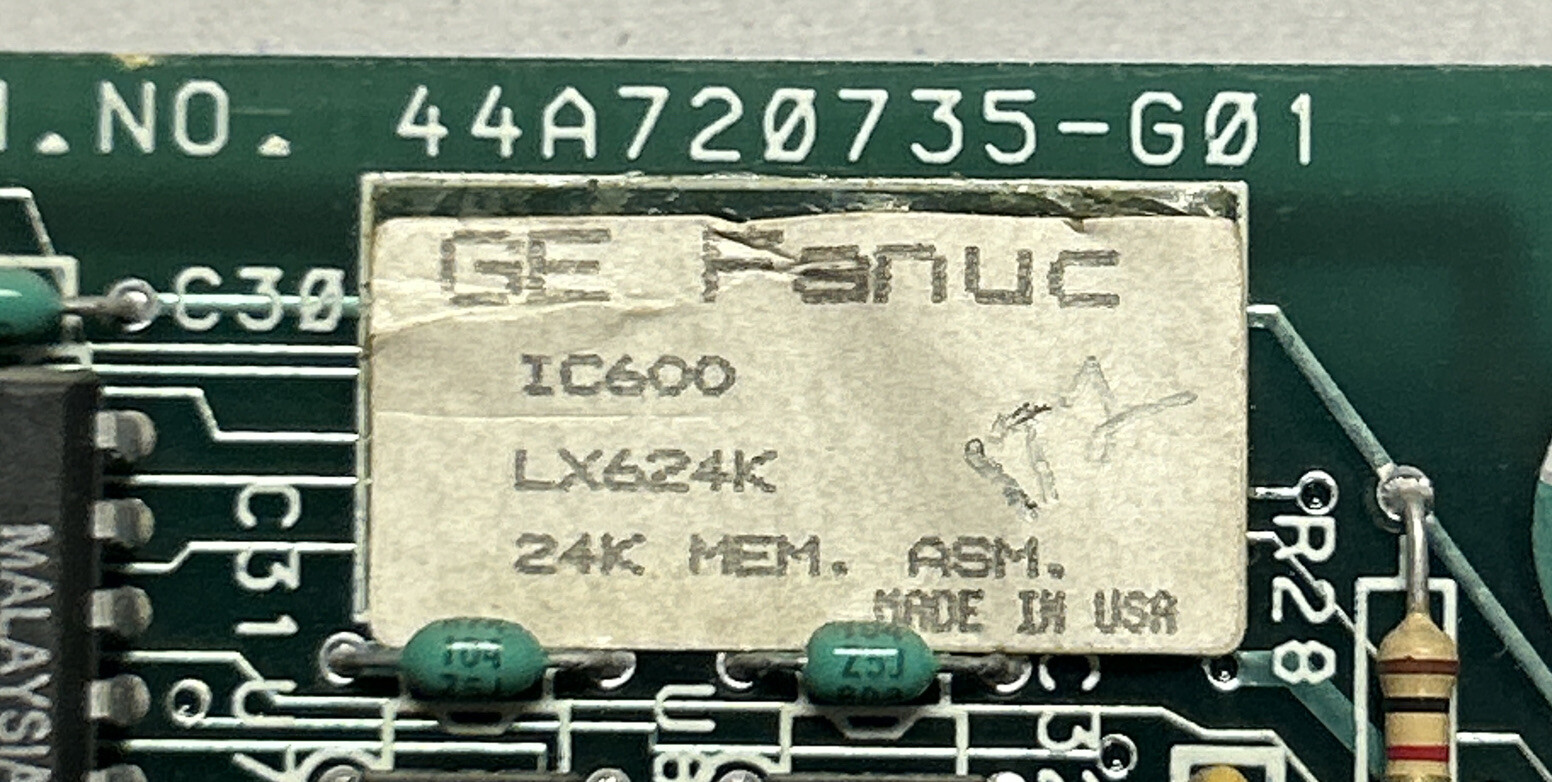 GE FANUC,IC600LX624K,16K LOGIC MEMORY MODULE