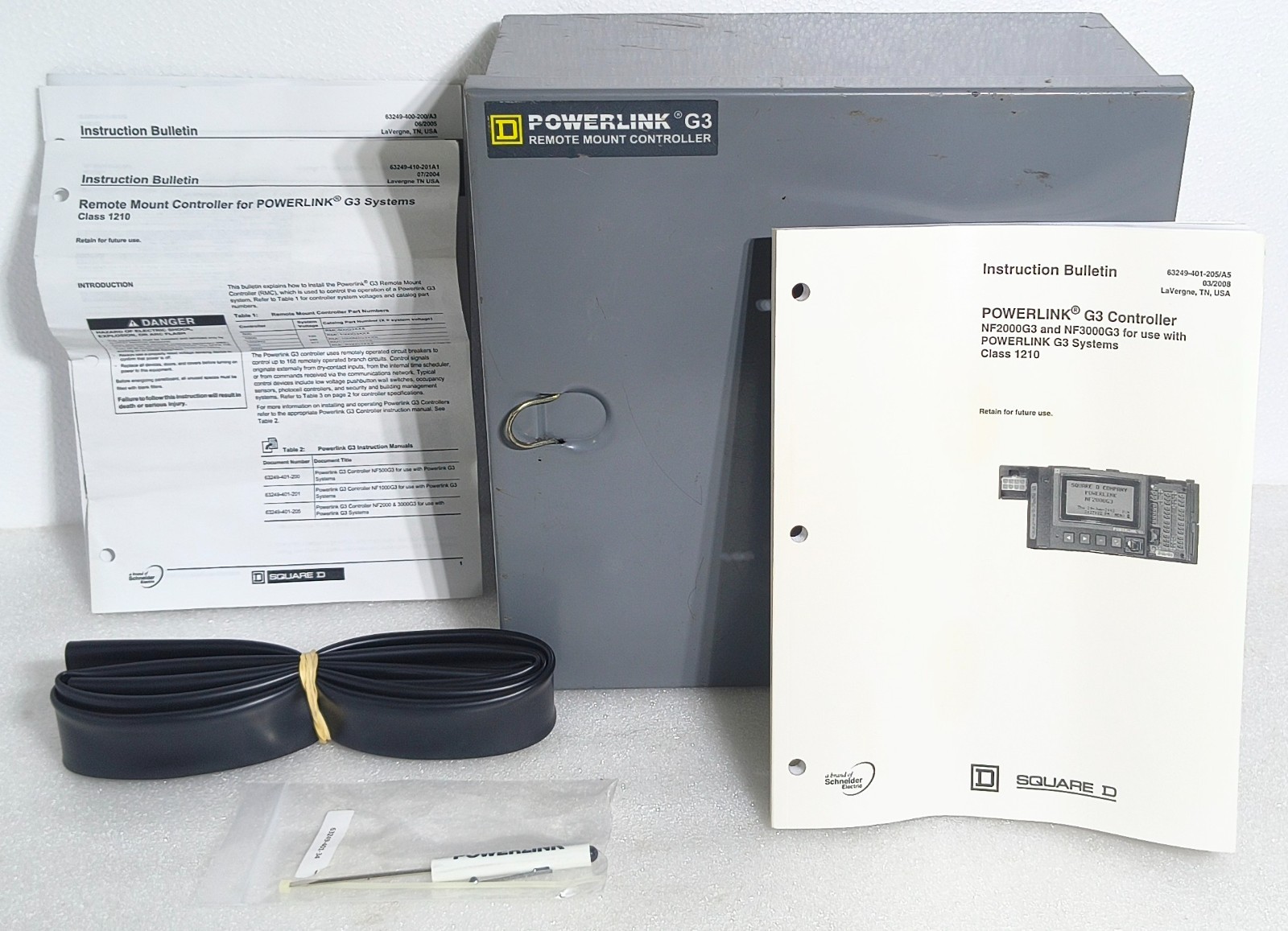 SQUARE D POWERLINK G3 NF3000G3 REMOTE MOUNT CONTROLLER 2000G3 120V