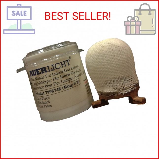 AUERLICHT 7998748 Indoor Gas Lamp Mantle Ring 8 - for Humphrey/Paulin/Mr. Heater