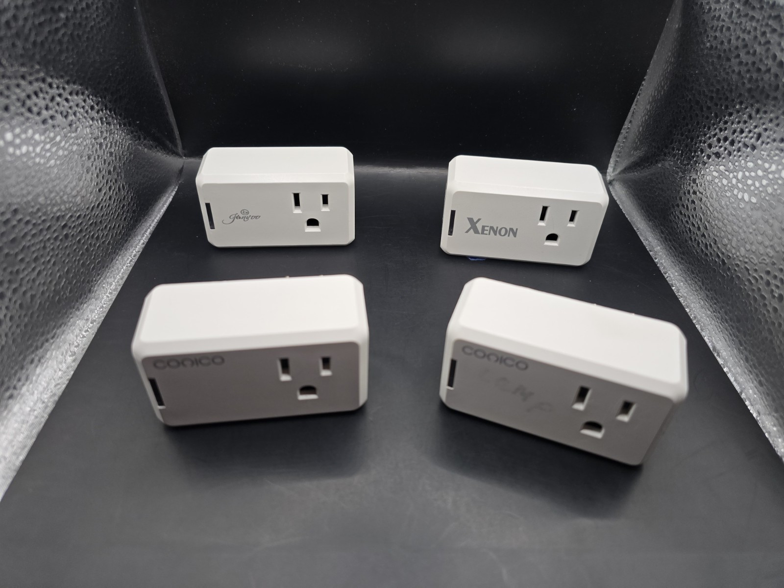 Wifi Smart Plug Assortment (4) Compatible With Alexa, Google Home & Smart Phones