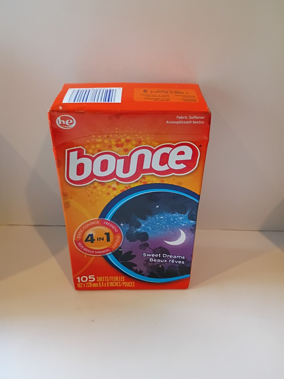 1~ Bounce Sweet Dreams Dryer Sheets 105 Sheet Pack Discontinued