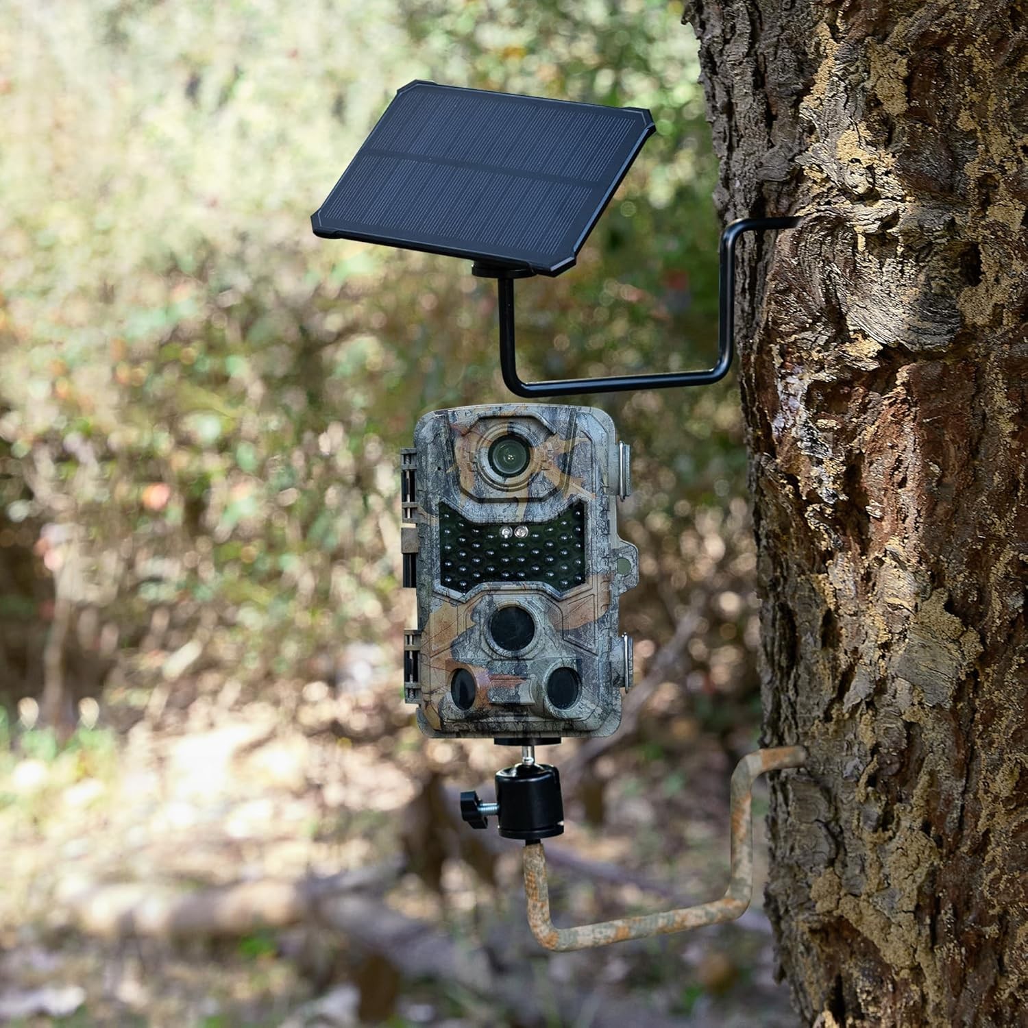 Trail Camera Tree Mount 4 Pack Tracking Bracket Tree 1/4" x 20 Screw，360°