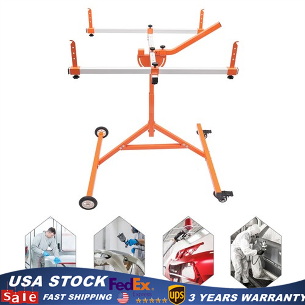 Auto Body Repair Tools Adjustable Paint Stand T-bar Car Door Hood Fender Holder