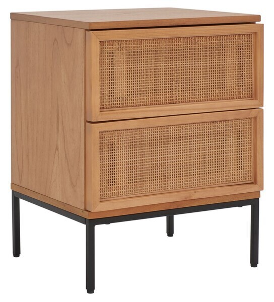 Safavieh Zadie 2 Drawer Rattan Nightstand, Reduced Price 2172723288 NST5007C