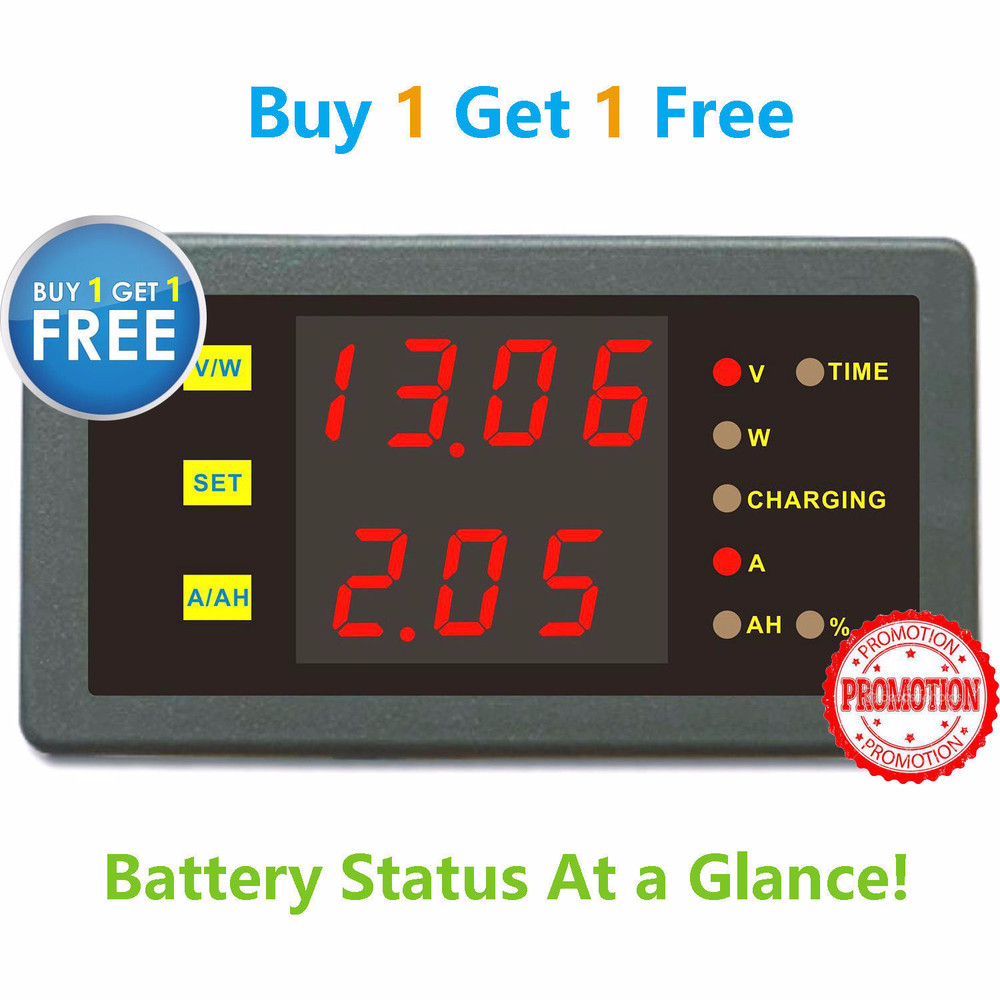 Battery Tester DC 90V 30A Ammeter Voltmeter Current VOLT Gauge Buy 1 Get 1 Free