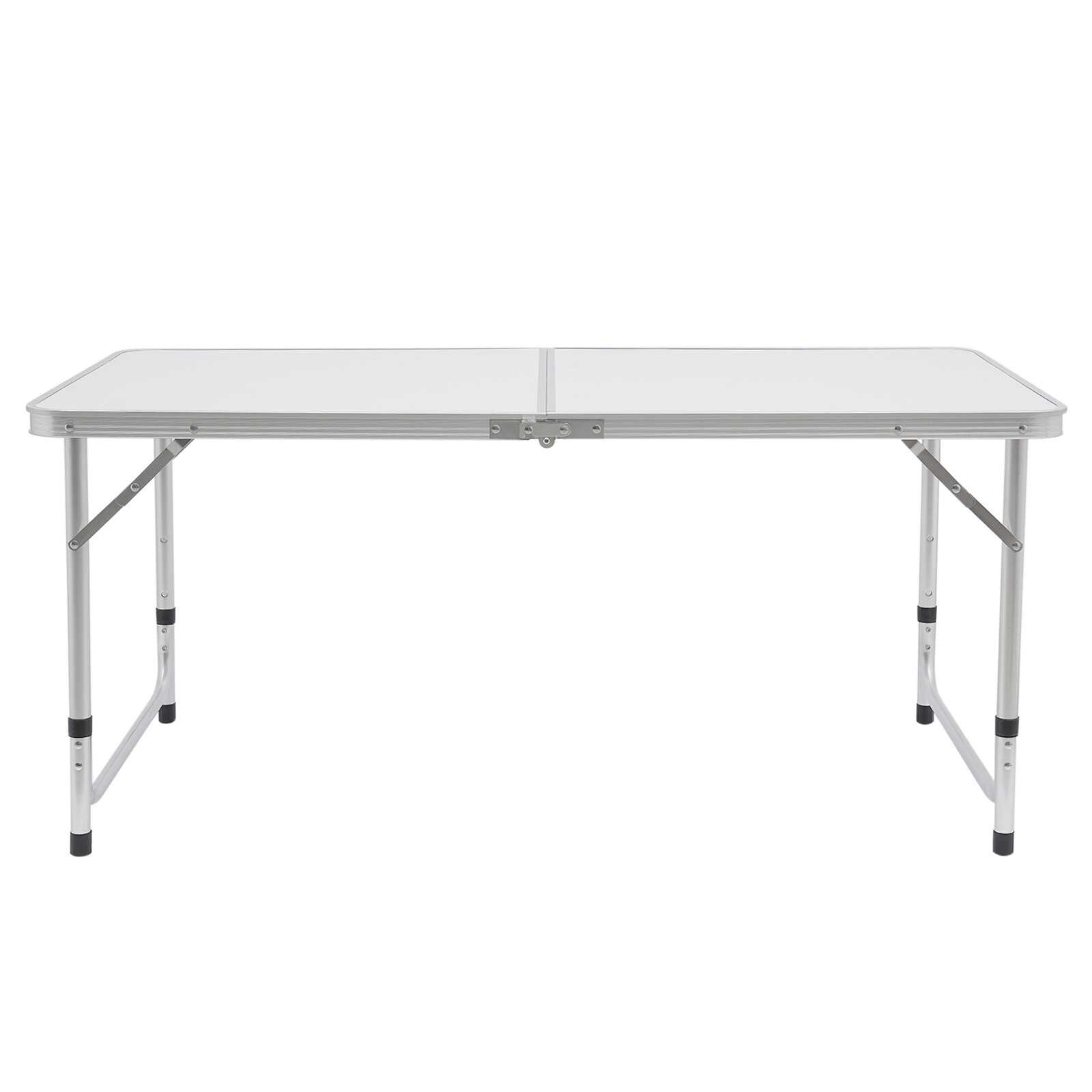 Portable Folding Table Indoor & Outdoor Adjustable Height Table for Picnic, BBQ