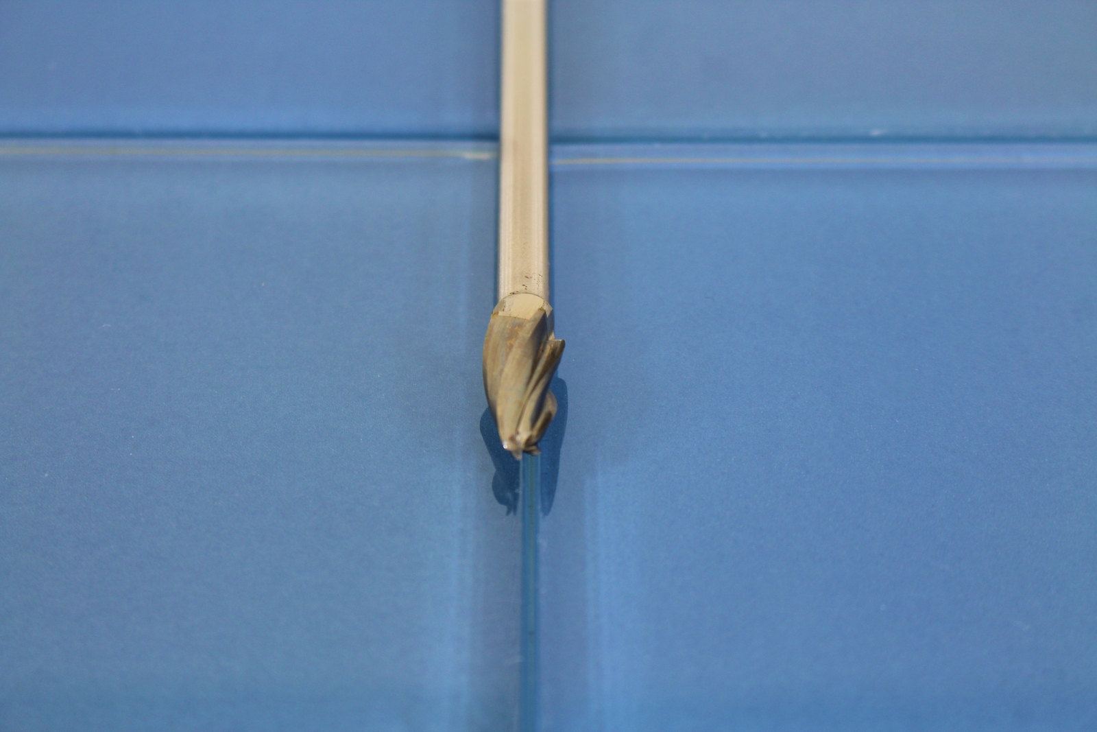 TEMO SF-3L6 NF Aluminum Cut CARBIDE BURR FILE, 3/8" RoundTree, 1/4"Dx 6"L Shank