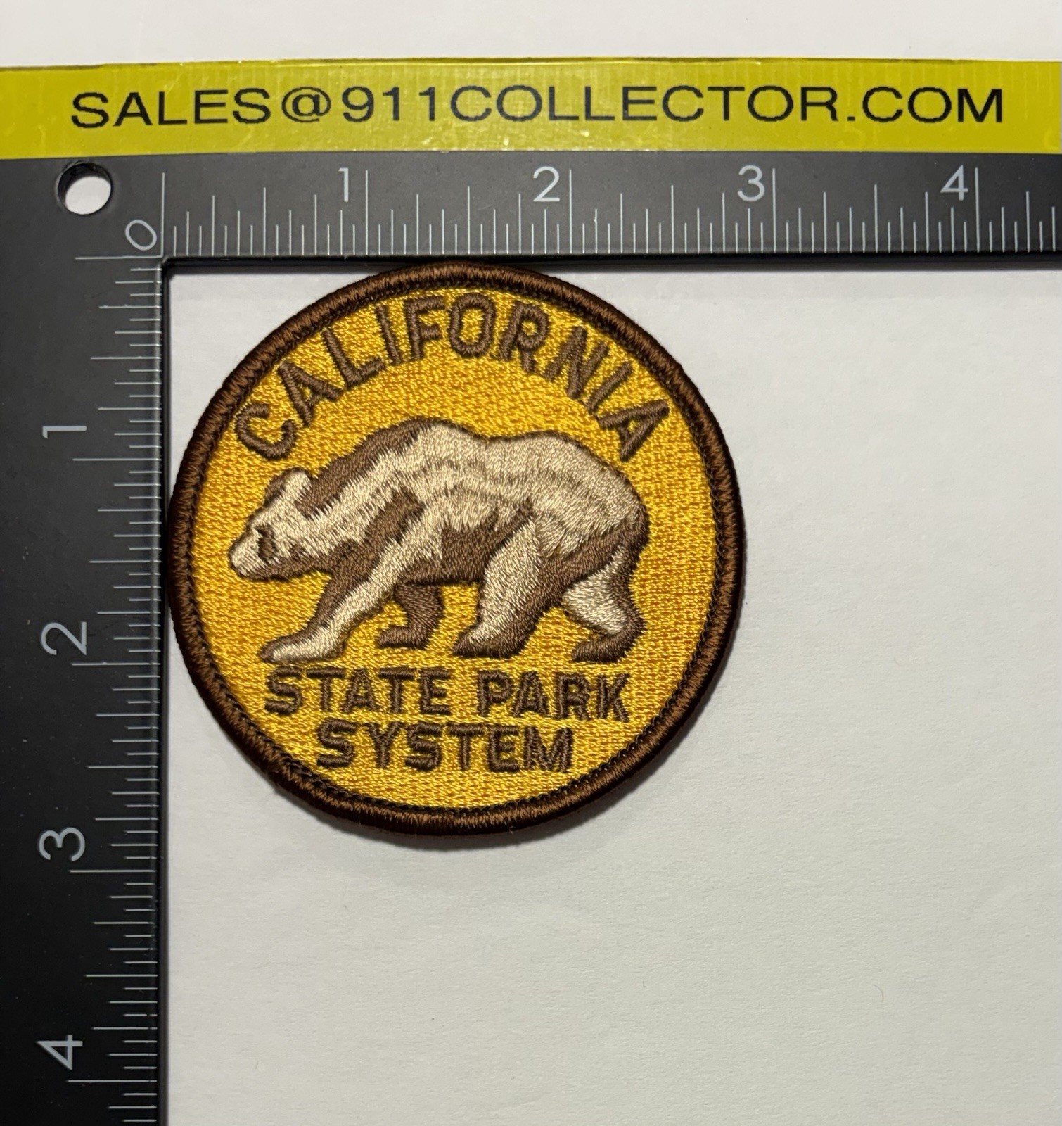 CALIFORNIA STATE PARK SYSTEM 2 PATCH SET WALKING BEAR #D116