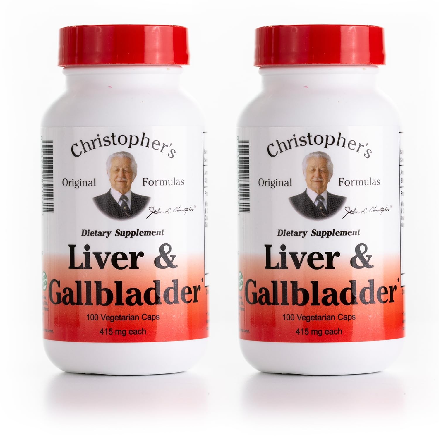 Christopher's Original Formulas Liver & Gallbladder 100 Count (Pack of 2)