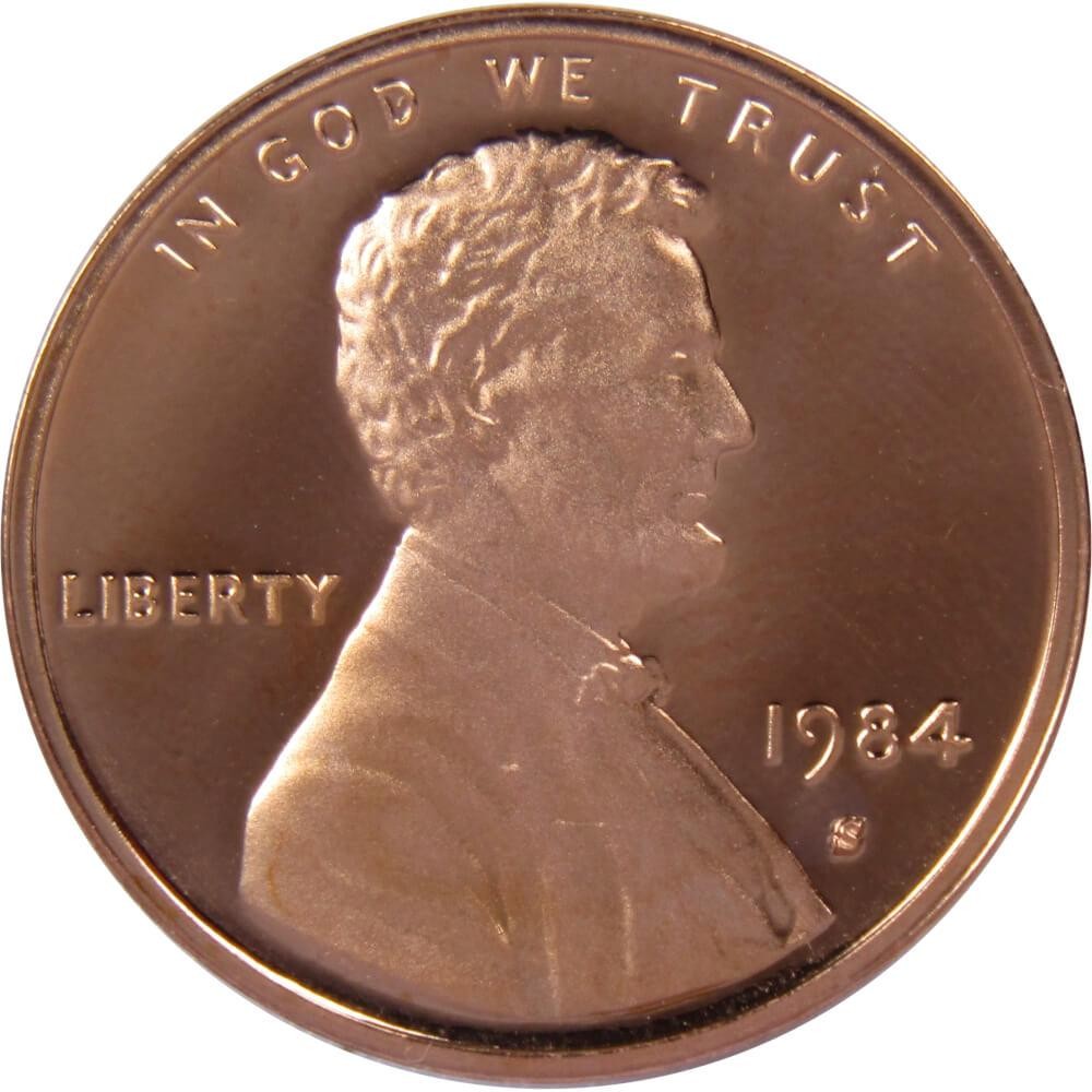 1984 S Lincoln Memorial Cent Choice Proof Penny 1c Coin Collectible