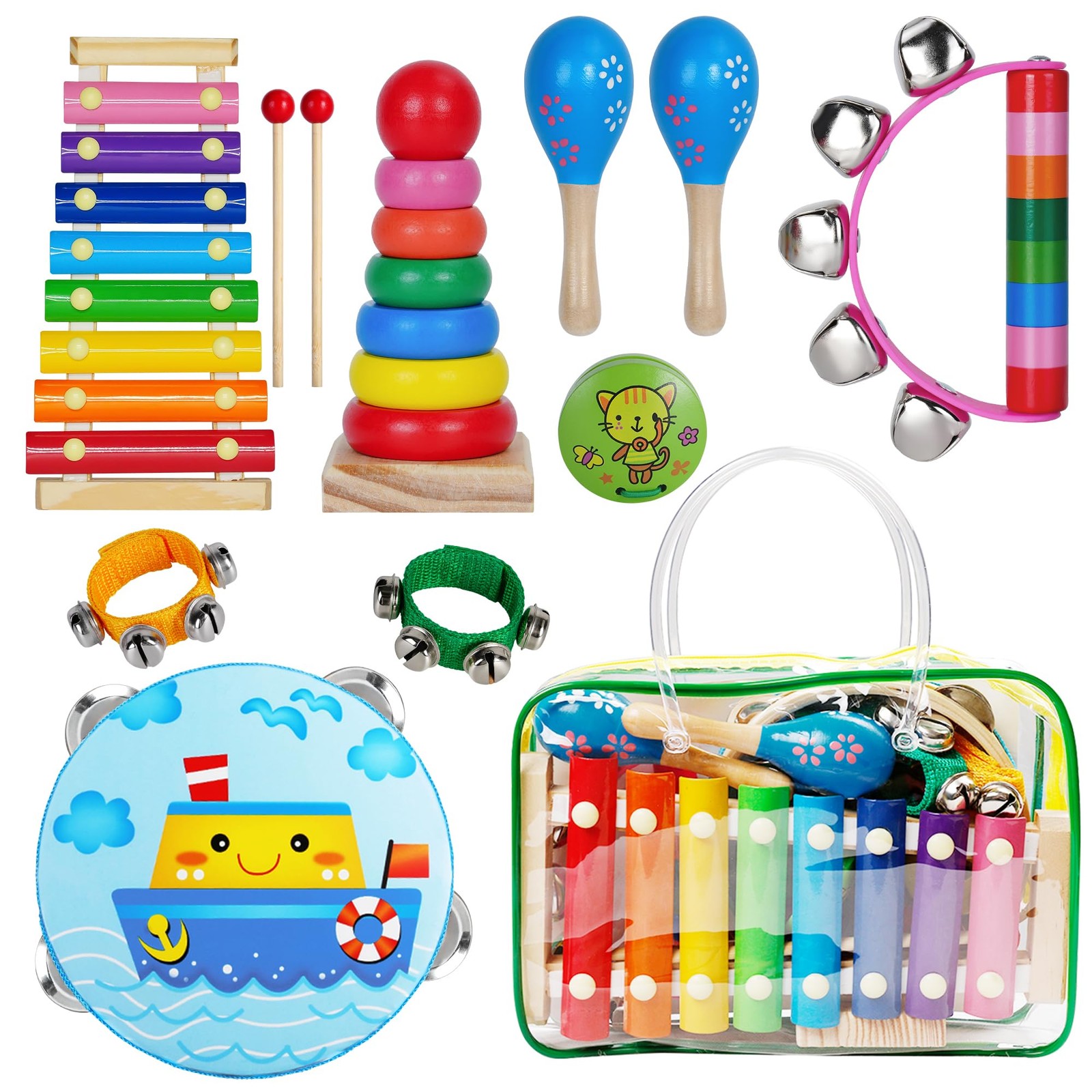 Childom Kids Musical Instruments for Toddlers,Baby Small, Multi-color