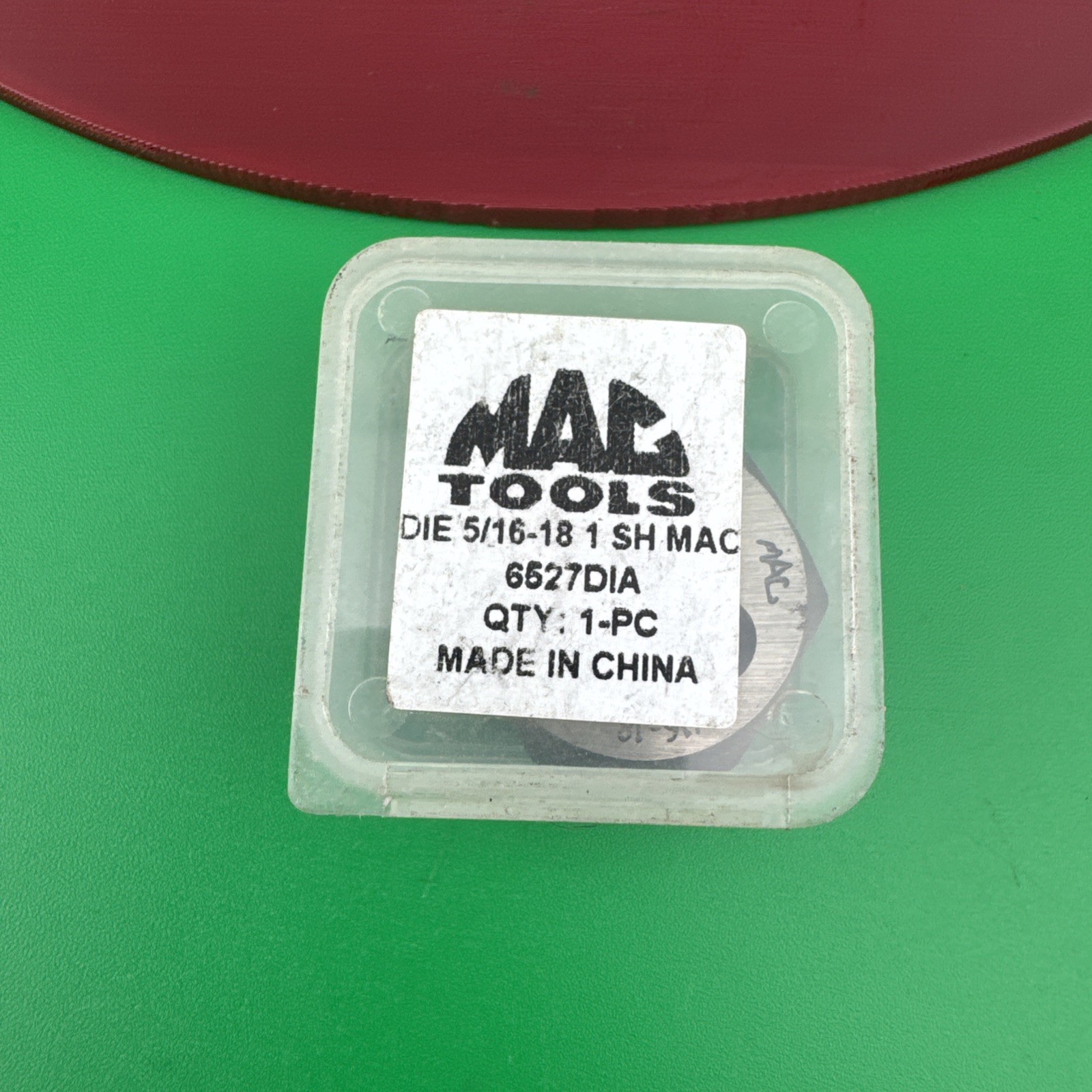 Mac Tools 6527DIA SAE Hexagonal Die 5/16"-18 NC - 1" Shank