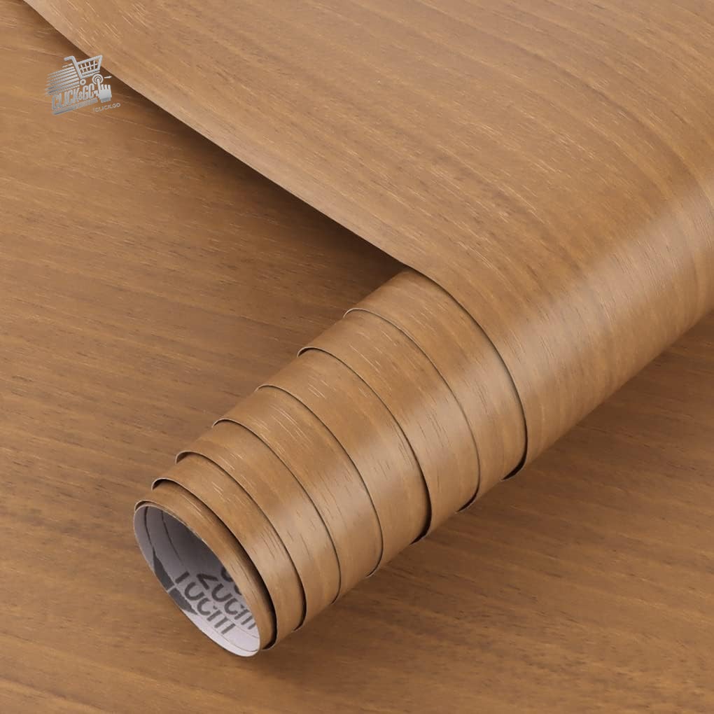 Arthome furniture adhesive film brown wood wallpaper, 42cmx3M decor