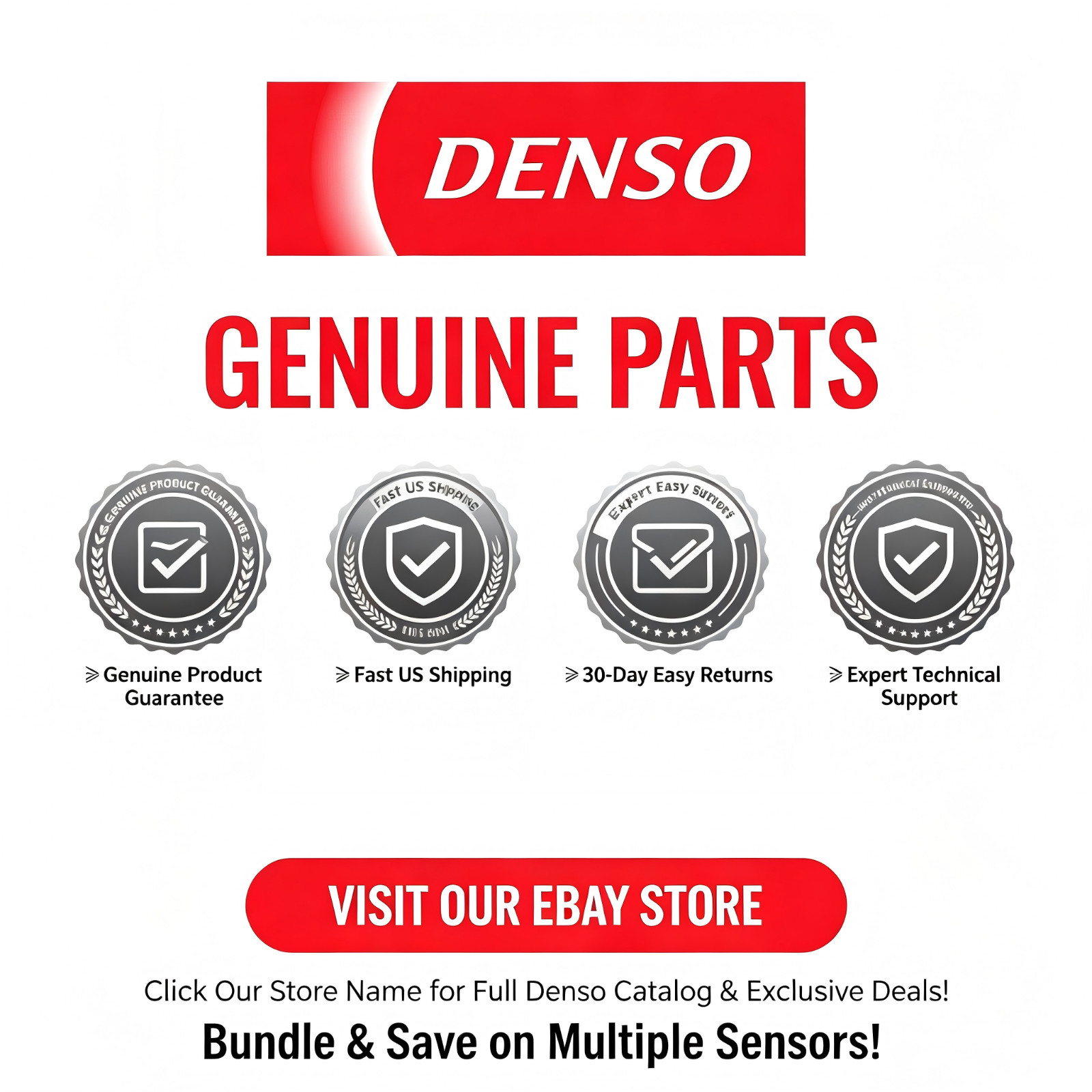 DENSO 234-4756 Oxygen Sensor Downstream for DODGE DAKOTA 4.7L V8 2006-2007