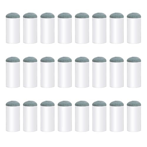 24 Pieces 13 Mm Pool Cue Tips Pool Stick Tips Slip on Cue Tips Replacement