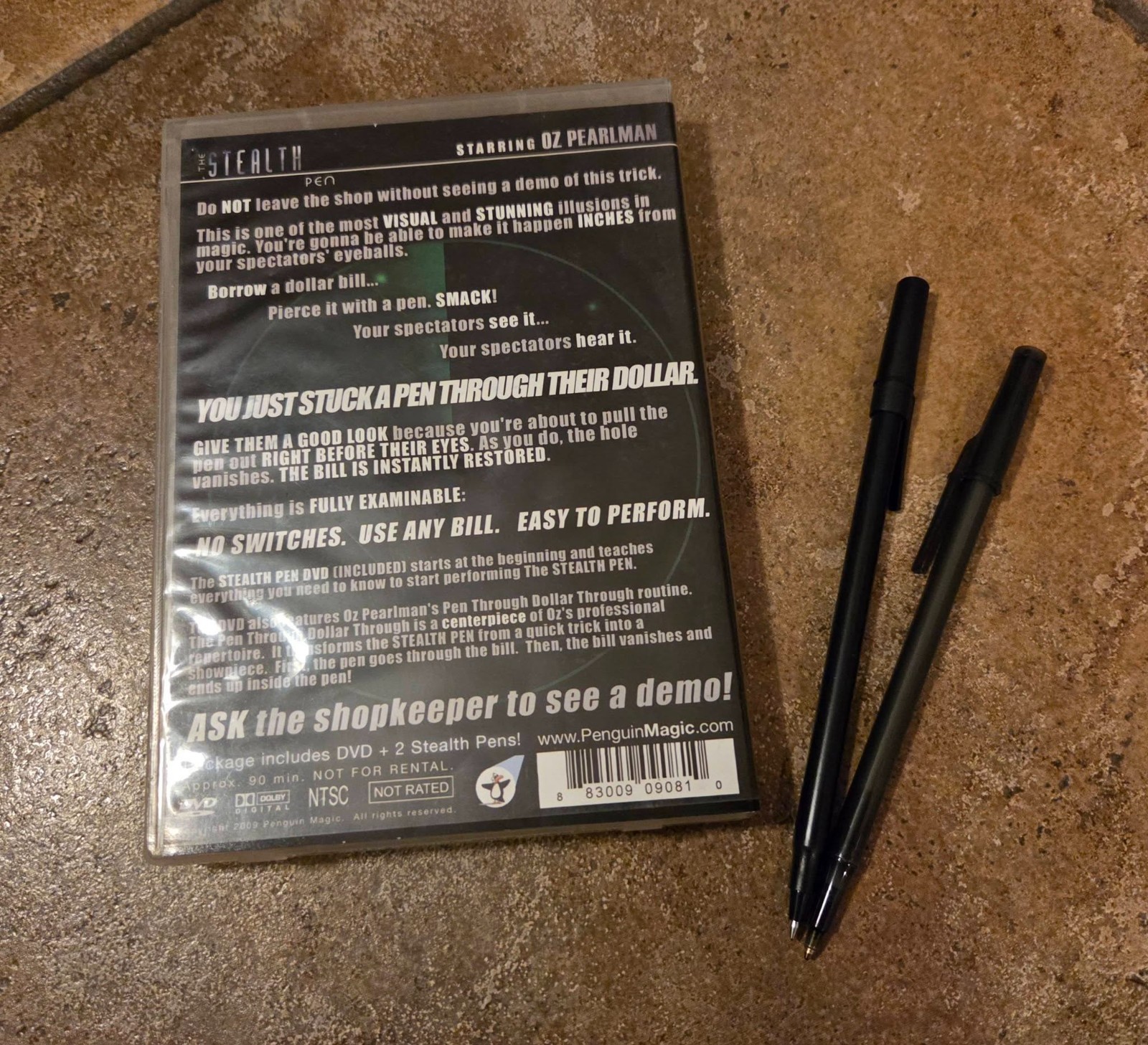 Stealth Pen by OZ Pearlman Magic Mentalism Tricks