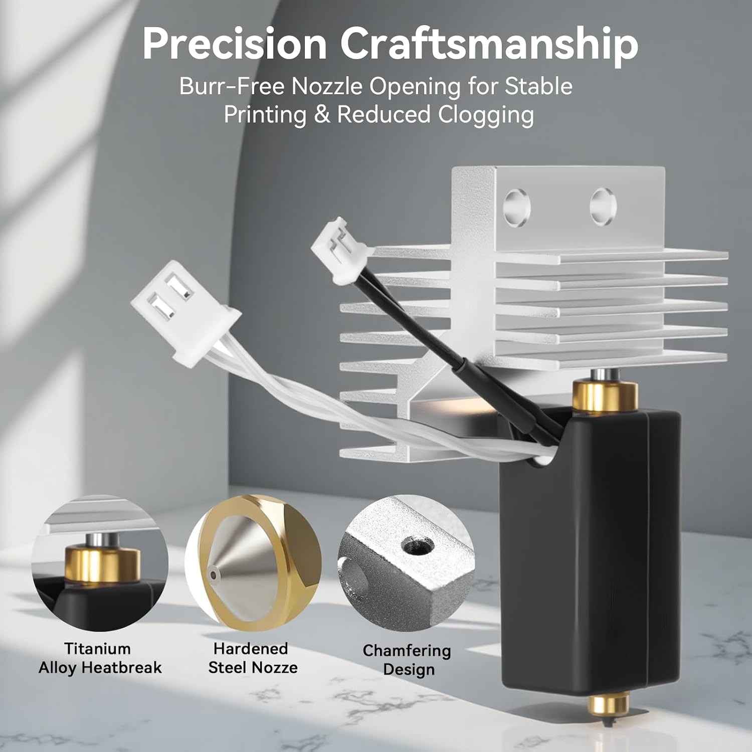 Upgrade Centauri Carbon Ceramic Hotend,High Temp Extruder Print Head...