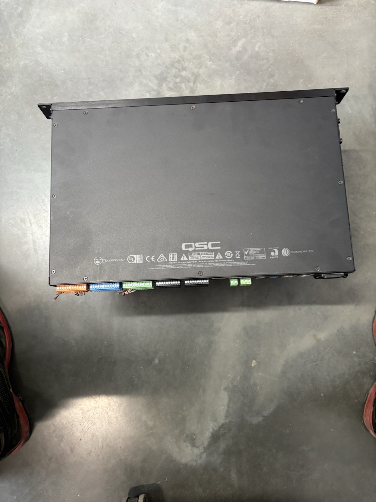 QSC Q-SYS Core 110f Network + Analog flex channels audio usb like new