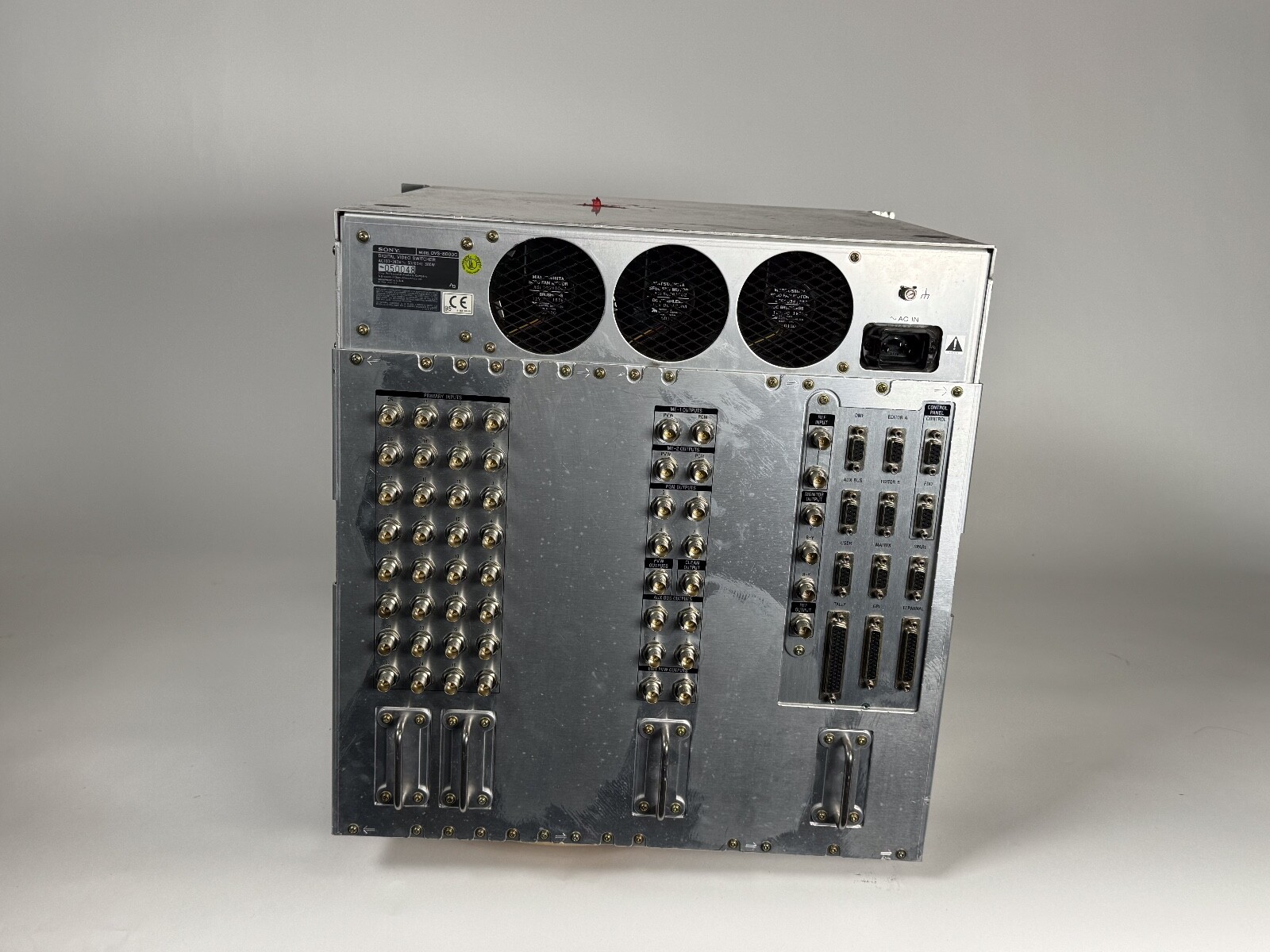 SONY Switcher Control DVS-8000C & Model BKDS-8010 Switcher Panel