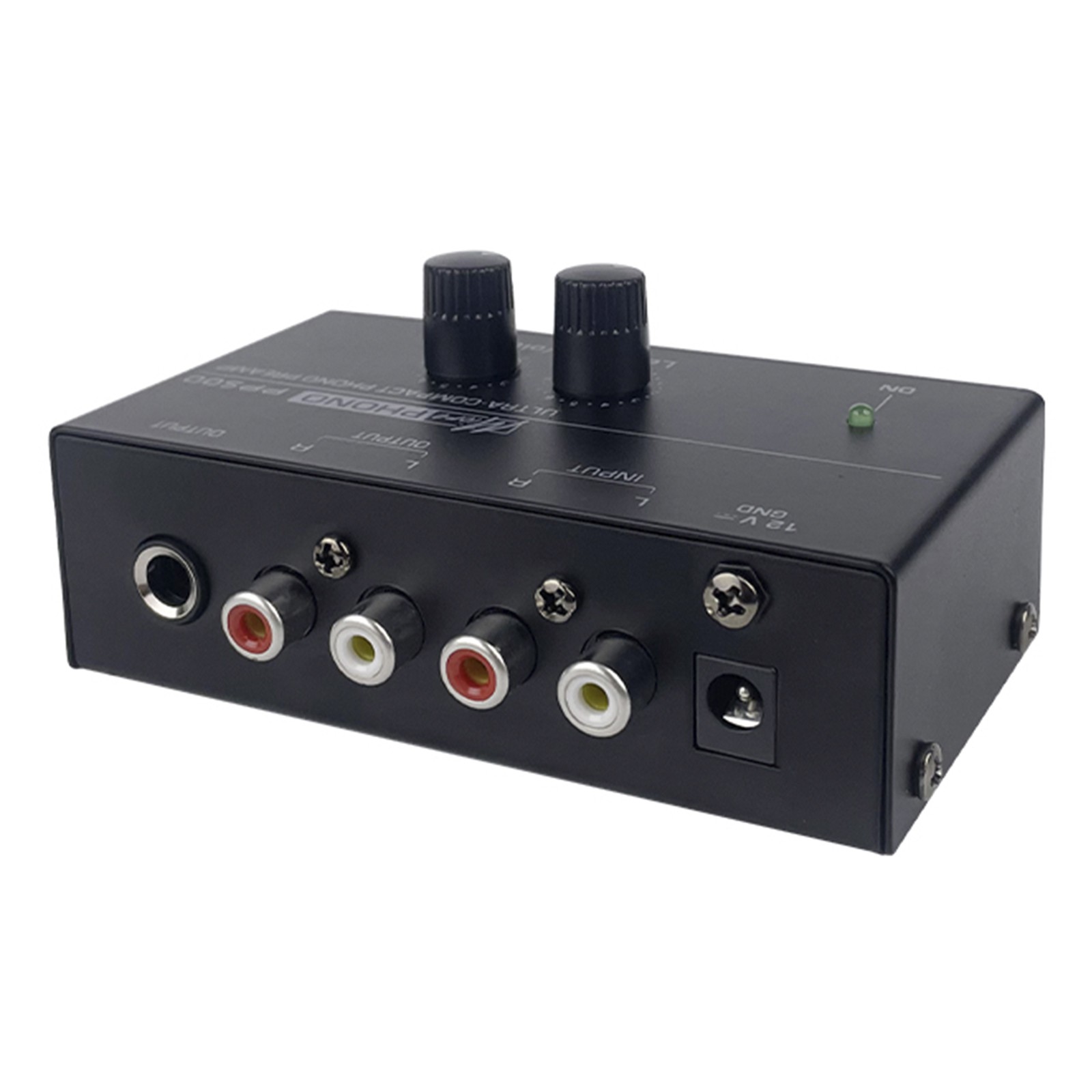 PP500 Phono Preamp Preamplifier with Level Volume Control for LP Vinyl Turntable