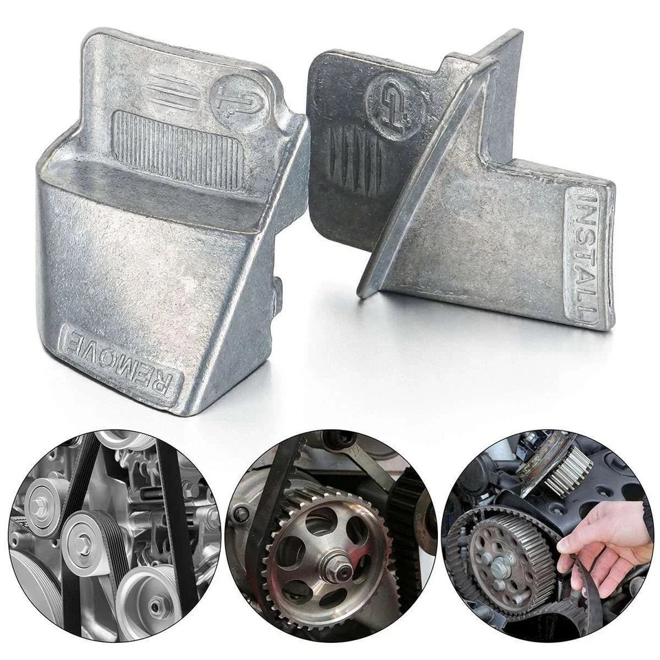 2Pcs Stretch Belt Removal Installer Tool Set Drive Belts Remover Tools For Car