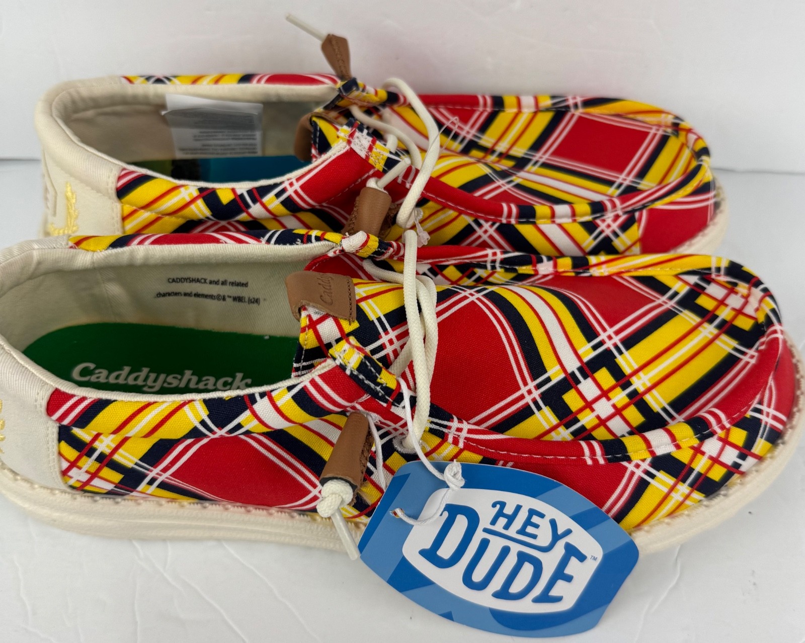 Hey Dude Wally Caddy Shack Slip On Shoes Lightweight- Men’s Sizes- New with Tags