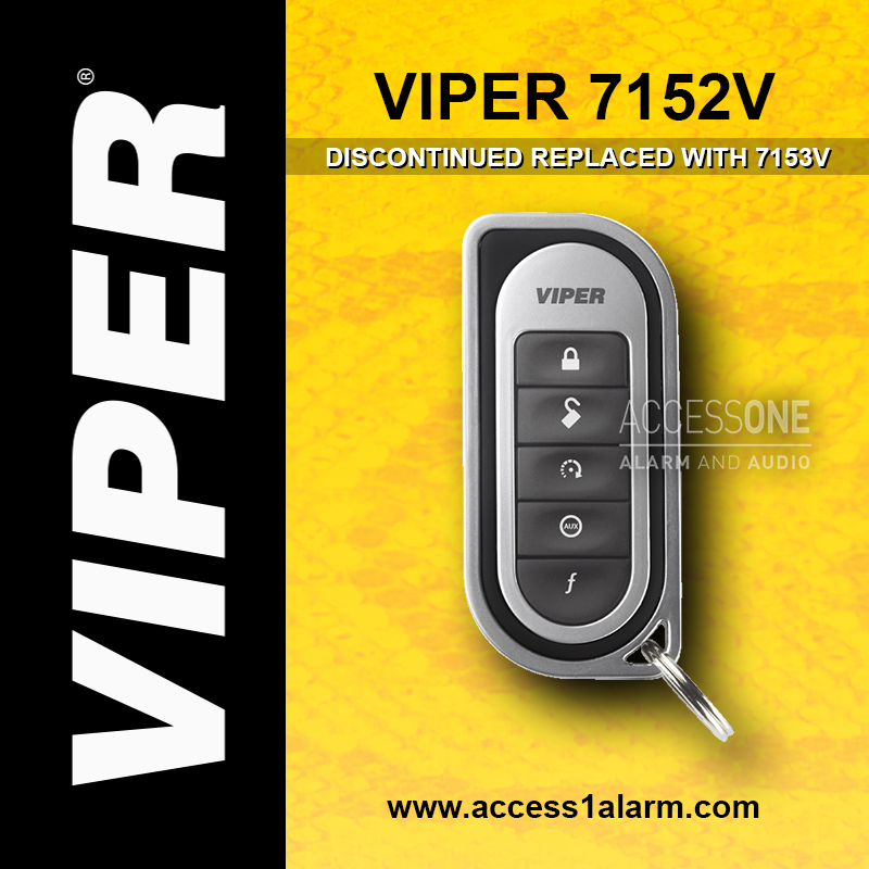 Viper 7152V 1-Way 5-Button Replacement Remote Control Transmitter For Viper 5301