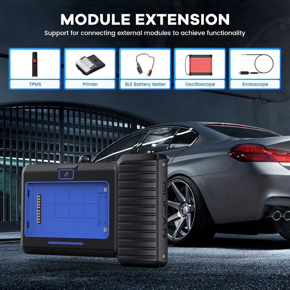 MUCAR VO7S Bidirectional Full Diagnostic Scanner ECU Coding Tool CANFD 28+Resets