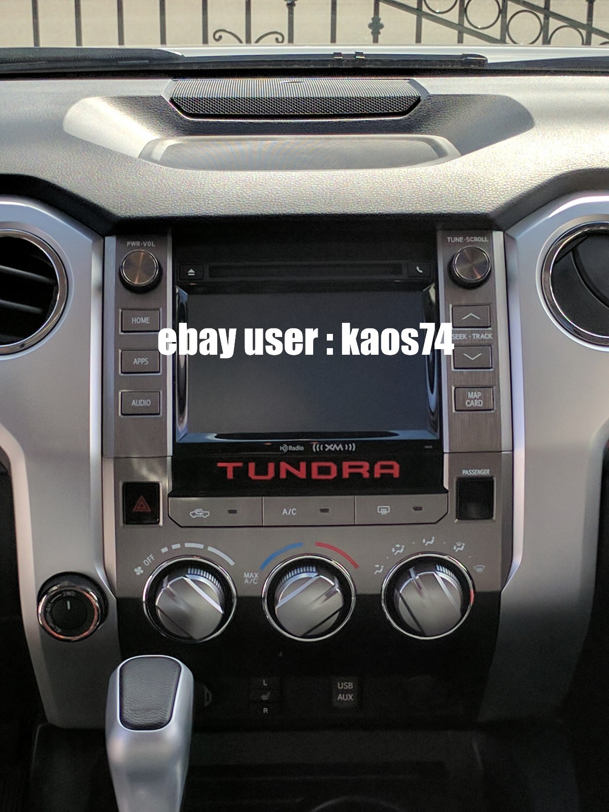 Toyota Tundra Radio Stereo Decal inlay 14 15 16 17 18 TRD PRO LIMITED SR5 2019