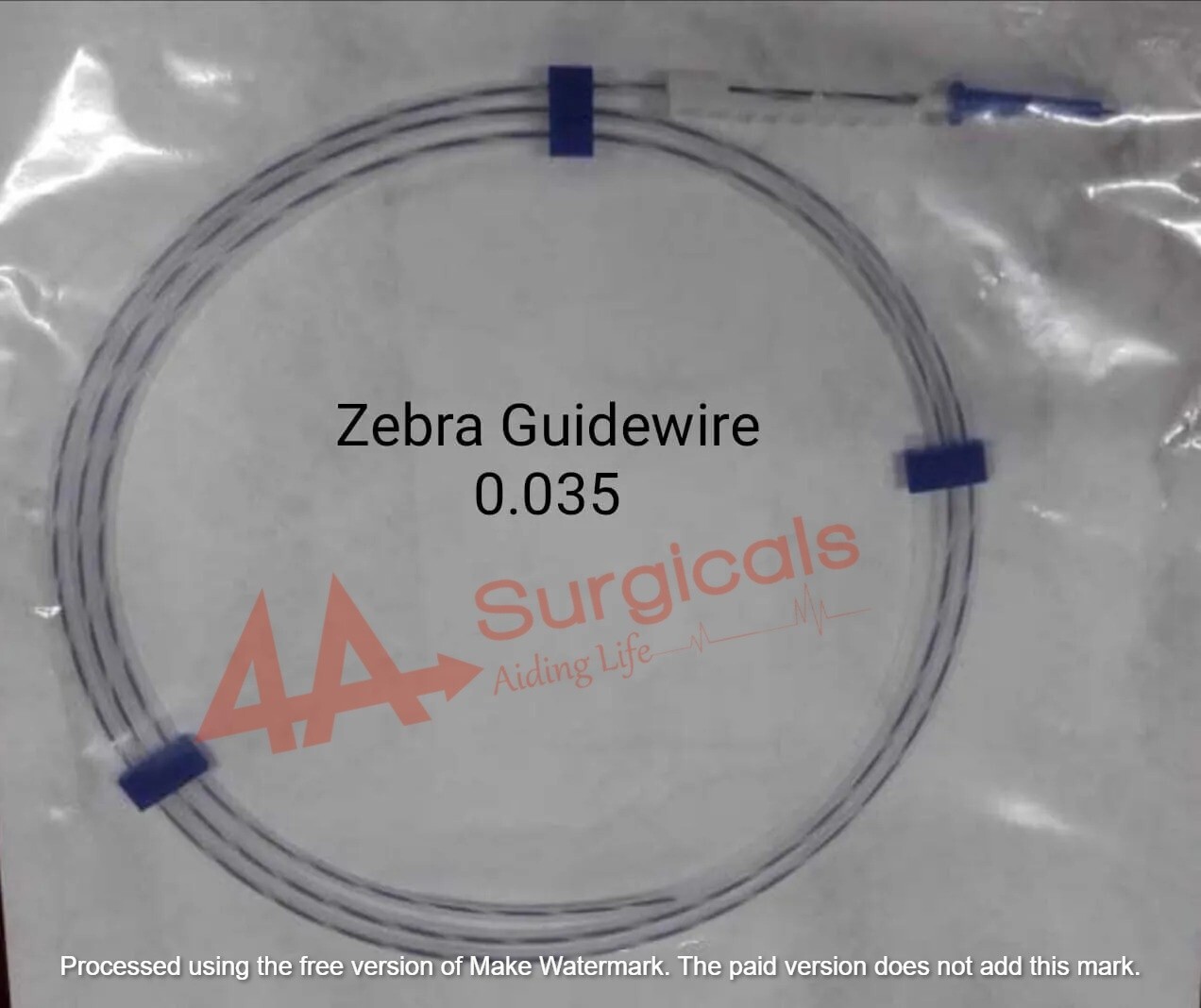 4A Zebra Stripped Guidewire Urology (Size 0.035)