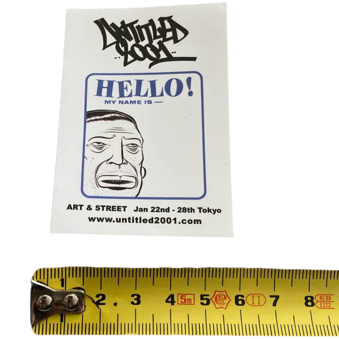 UNTITLED 2001 Barry McGee Sticker vintage