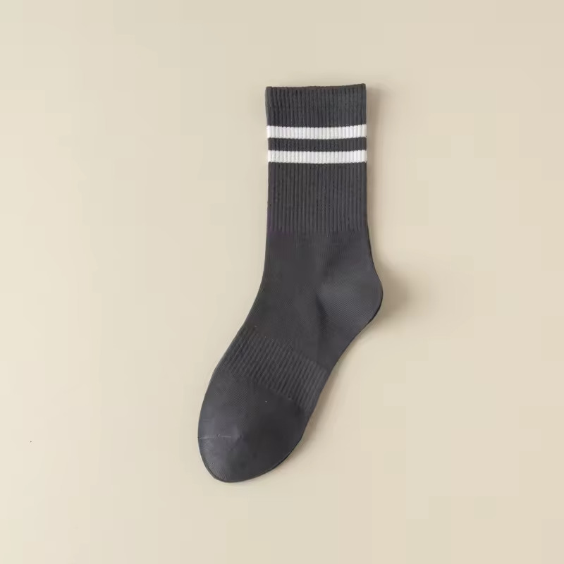 6 Pairs Women Crew Socks Cotton Soft Comfortable Size M – Random Colors