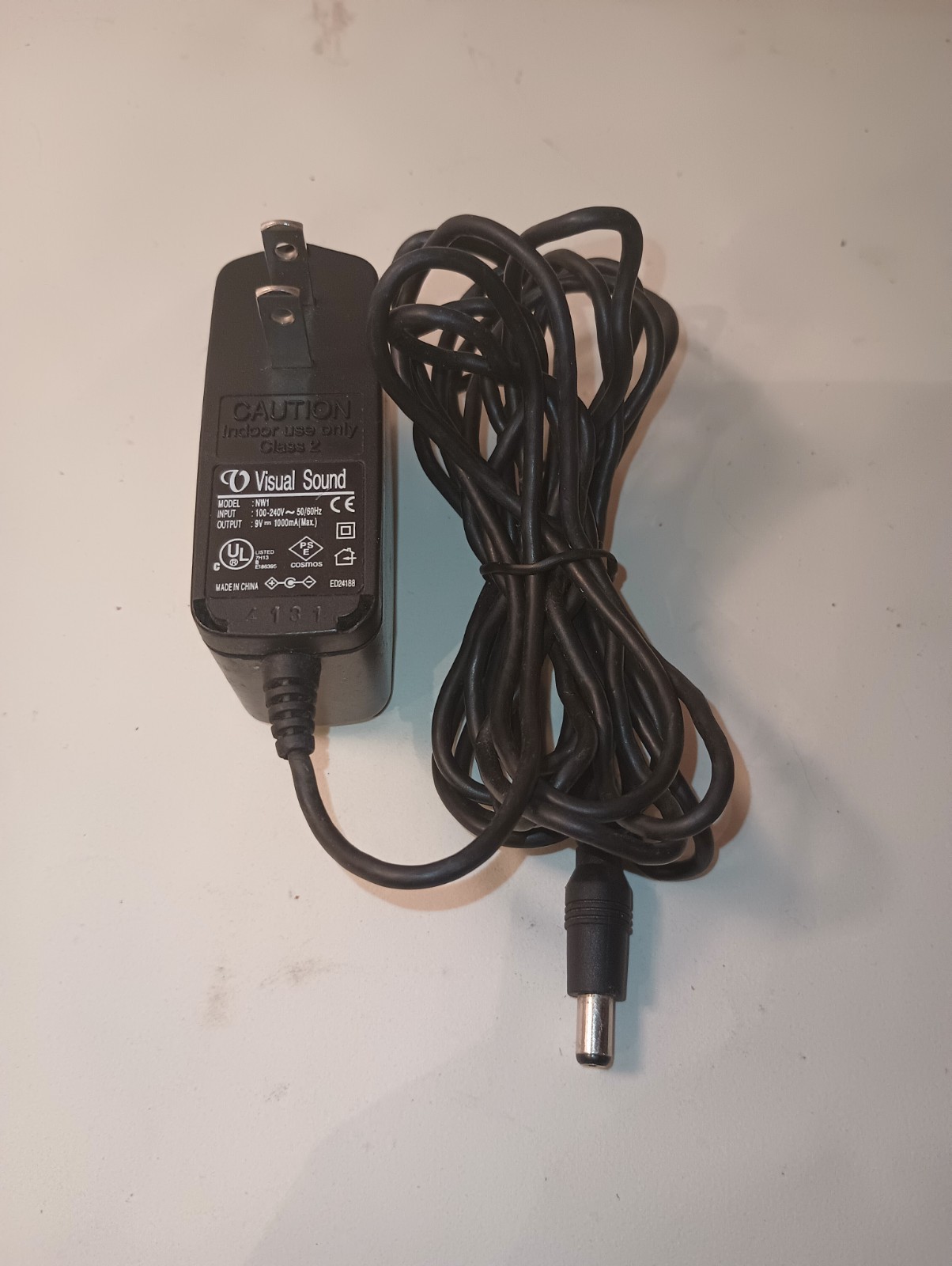 Visual Sound 1 SPOT Power Supply, Model NW1, 9v