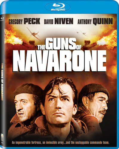 NEW THE GUNS OF NAVARONE 1961 BLU RAY GREGORY PECK NIVEN QUINN REGION A B & C
