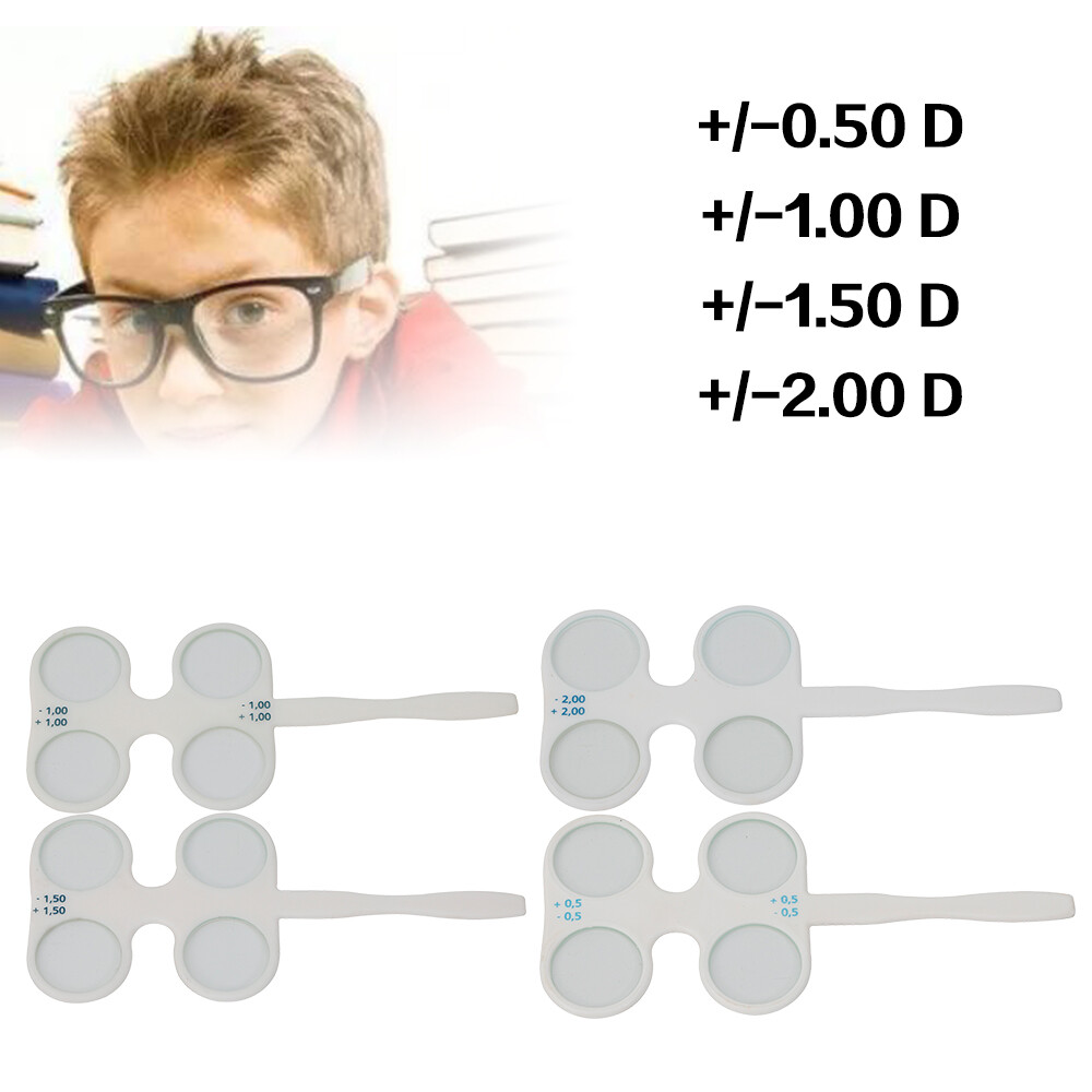 Confirmation Flipper Flipper Set 21mm 4 Units Flip Lens Set Thick Solid Lenses