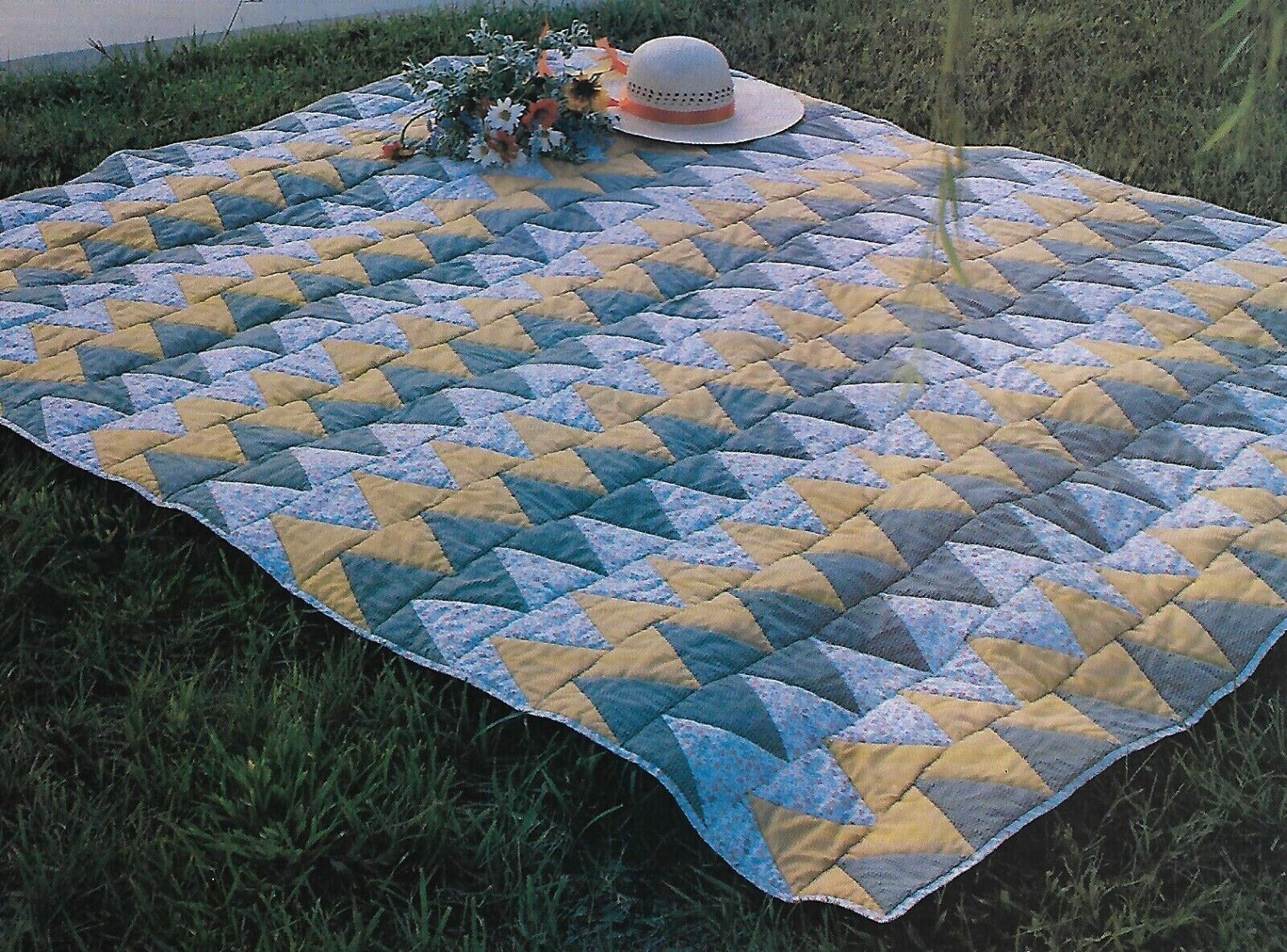Streak of Lightning Quilt quilting pattern instructions