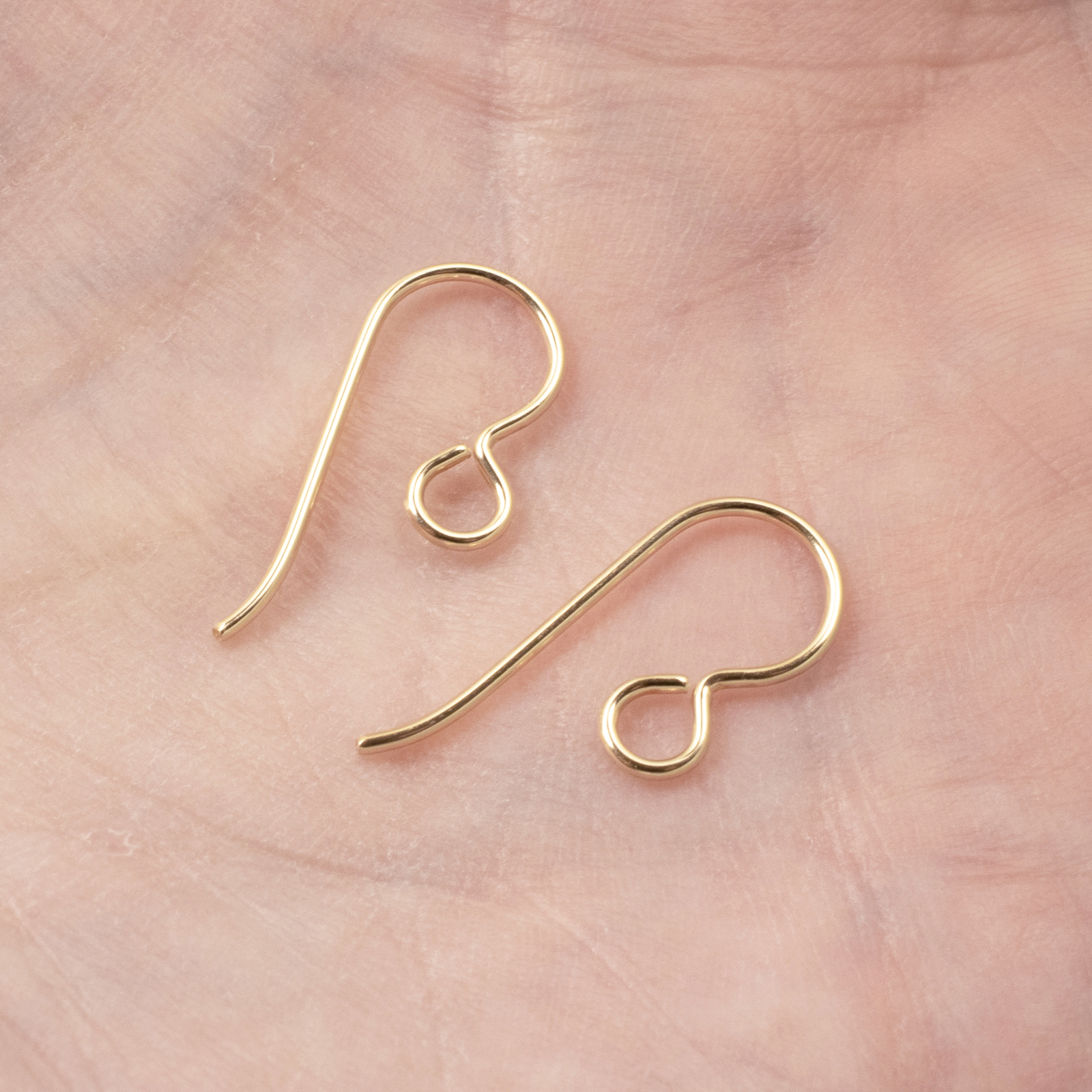 10 Premium Gold Filled Ear Wires - Regular Loop - 14/20 Gold Filled - USA Made