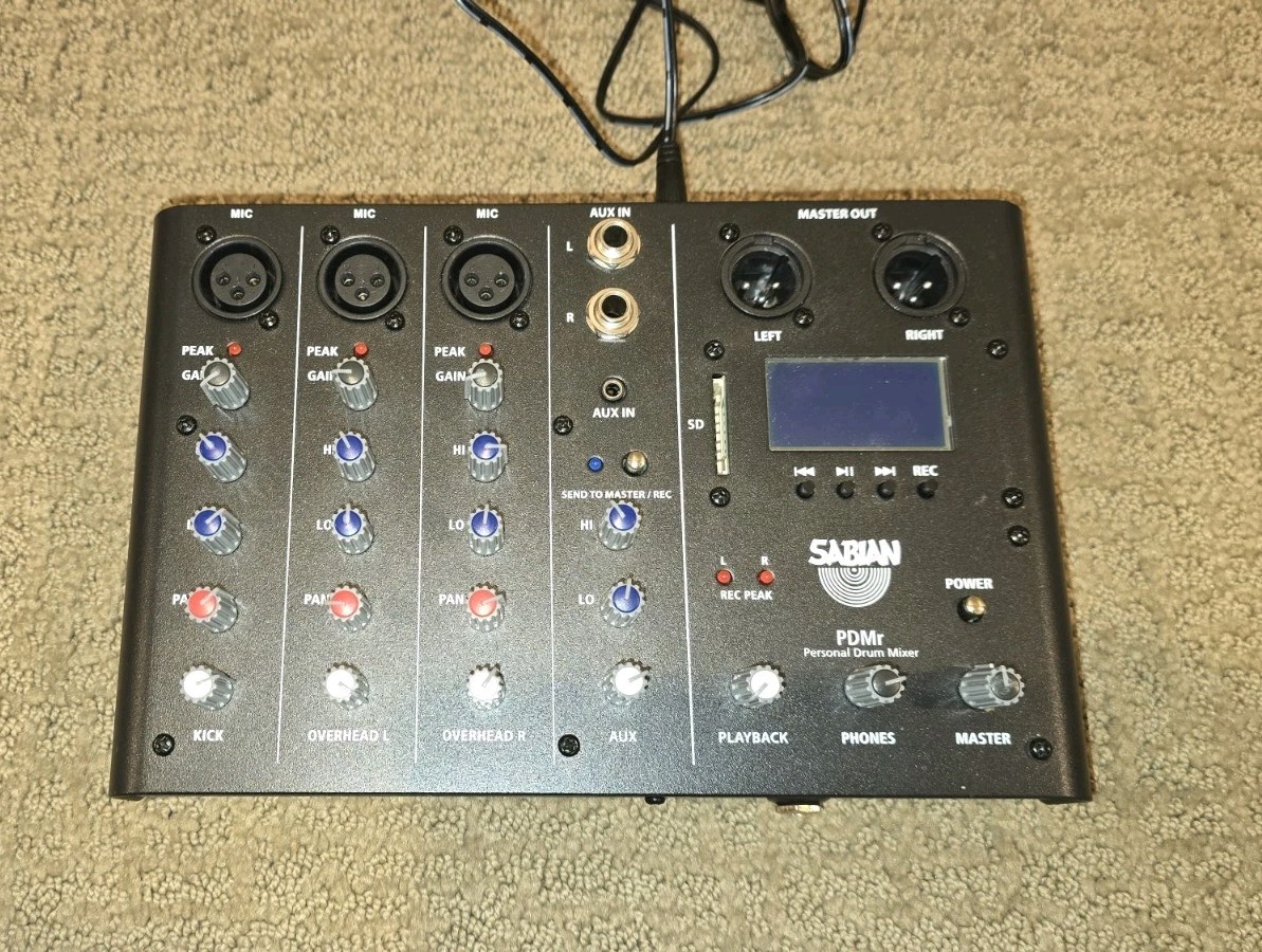 DEFECTIVE. Sabian PDMr Sound Kit, Drum Mixer for Mics   #R1123