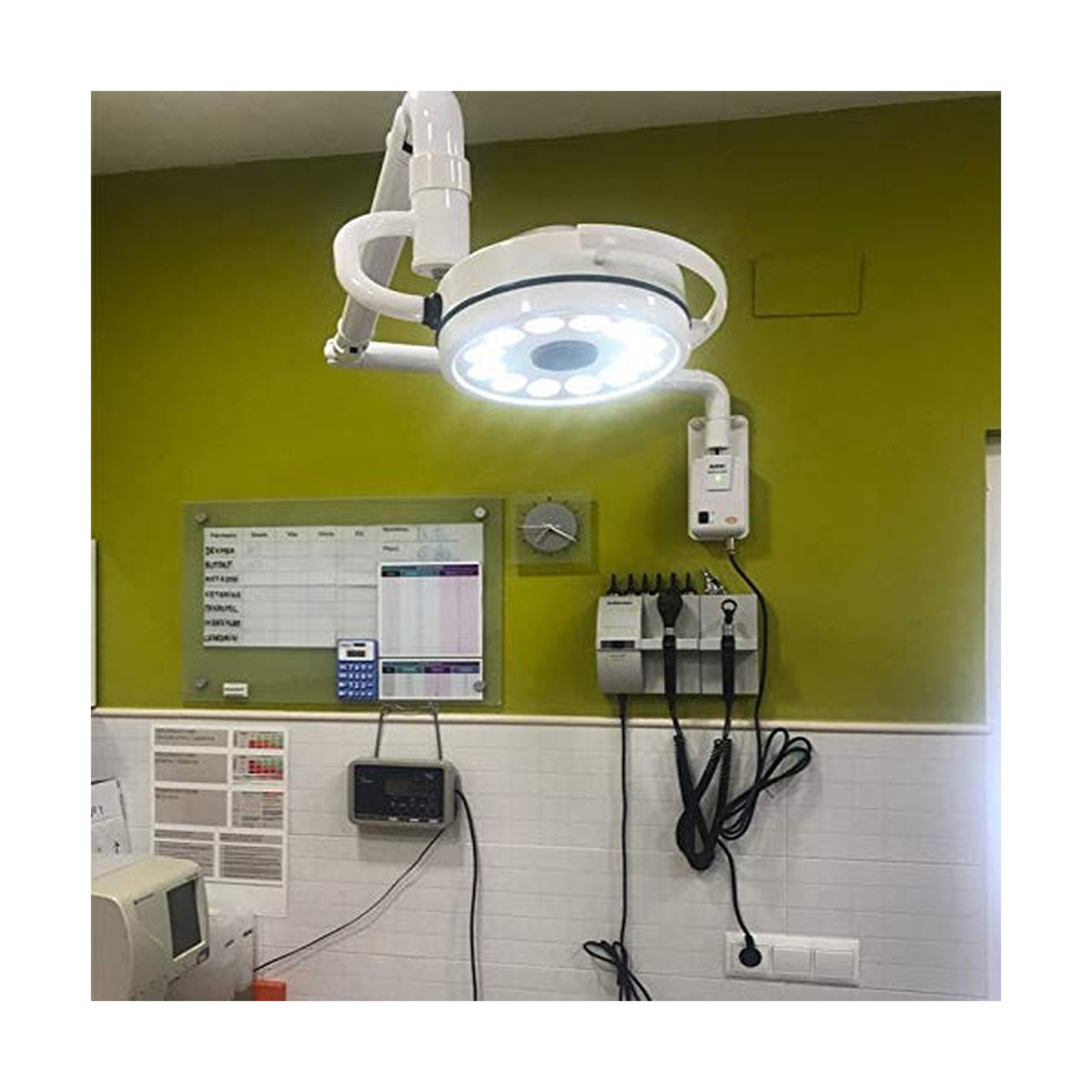 Dental 36W Hanging LED Surgical Oral Exam Light Shadowless Lamp KD-2012D-1