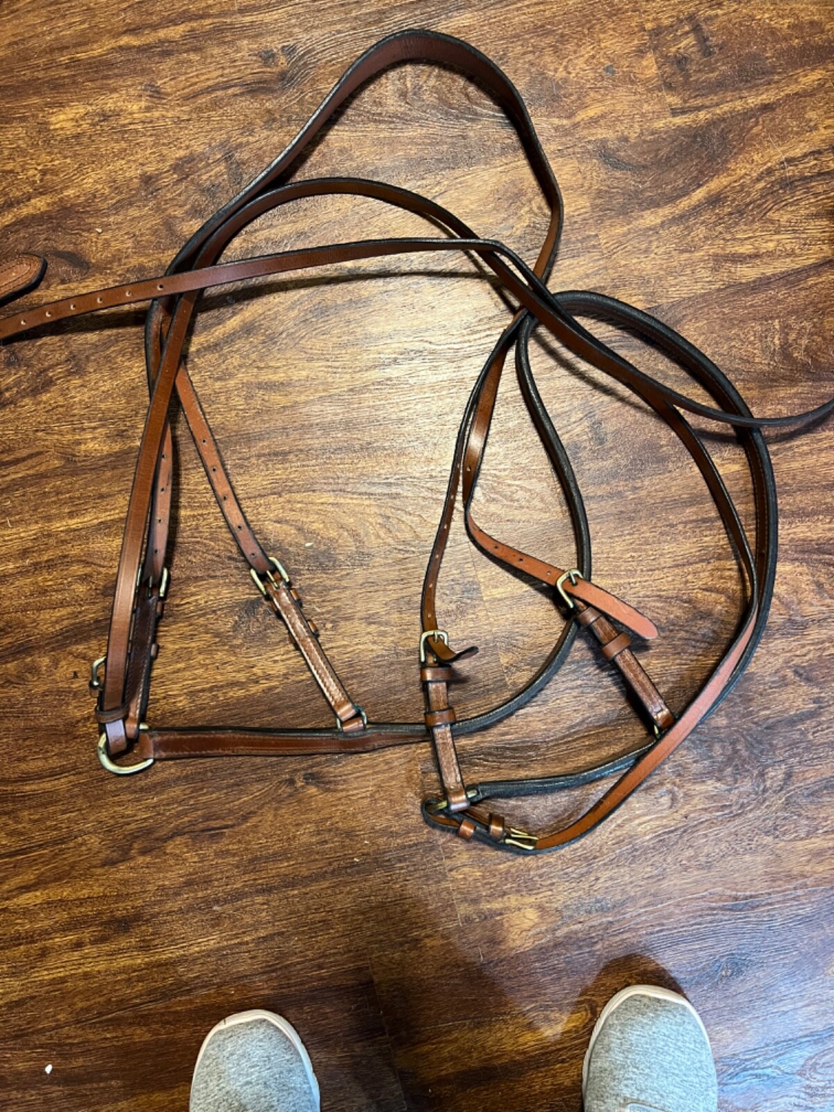 Russet leather harness-large horse size-
