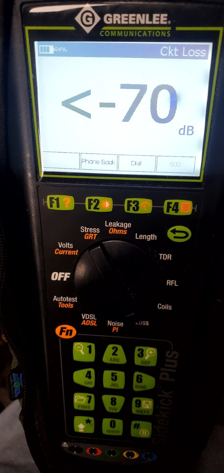 Greenlee SideKick Plus With Impulse Noise, Step TD Cable Tester