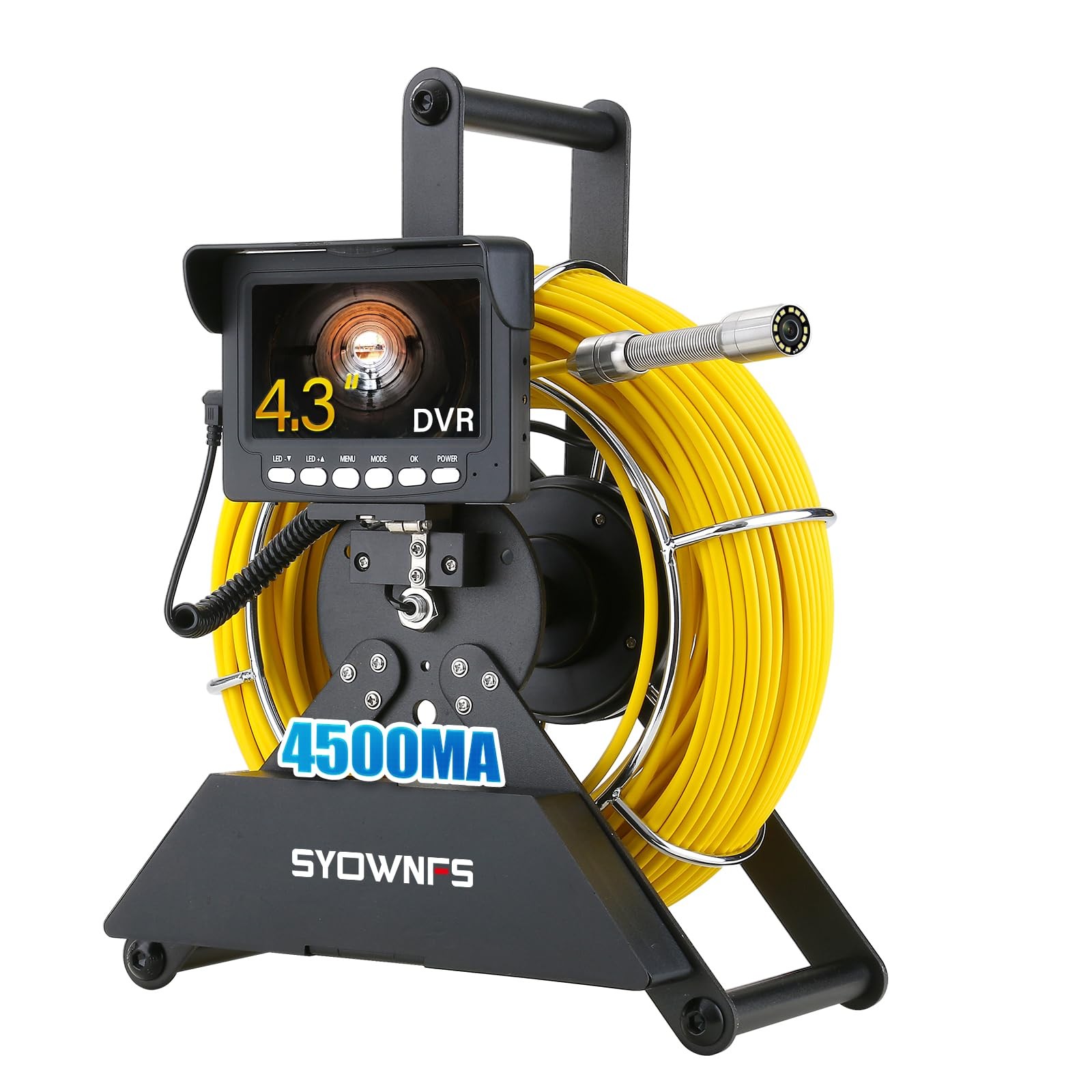 Sewer Camera 100ft/30m,0.9in/22mm Pipe Inspection Camera with 12pcs LEDs Ligh...