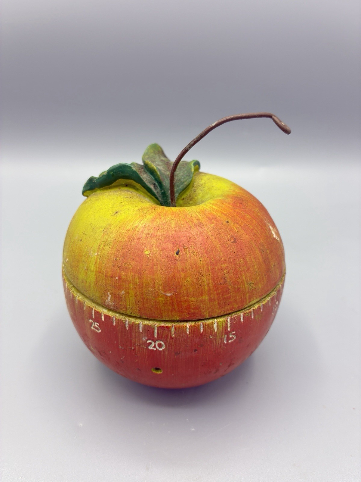 Vintage Kitchen Timer Realistic Apple 1 Hr Time Baking Cooking