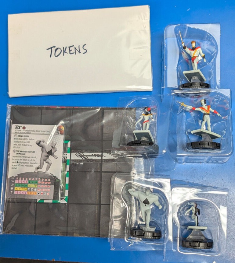 DC HEROCLIX ROYAL FLUSH GANG STORYLINE OP KIT COMPLETE w/MAP & CARDS