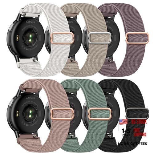 6 Pack 20mm 20mm watch band Cactus/MilkTea/Starlight/Pink/Black/SmokePurple