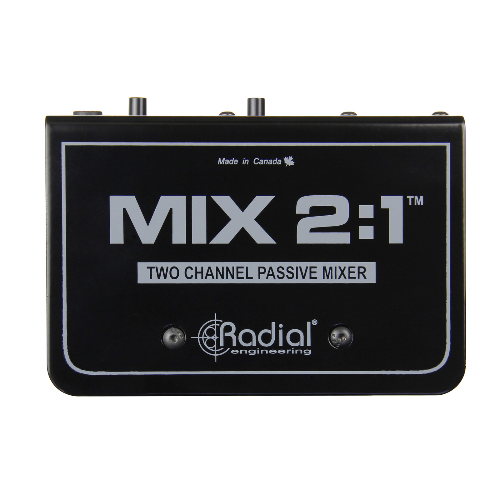 Radial Mix 2:1 Passive 2-Channel Stereo-to-Mono Mixer