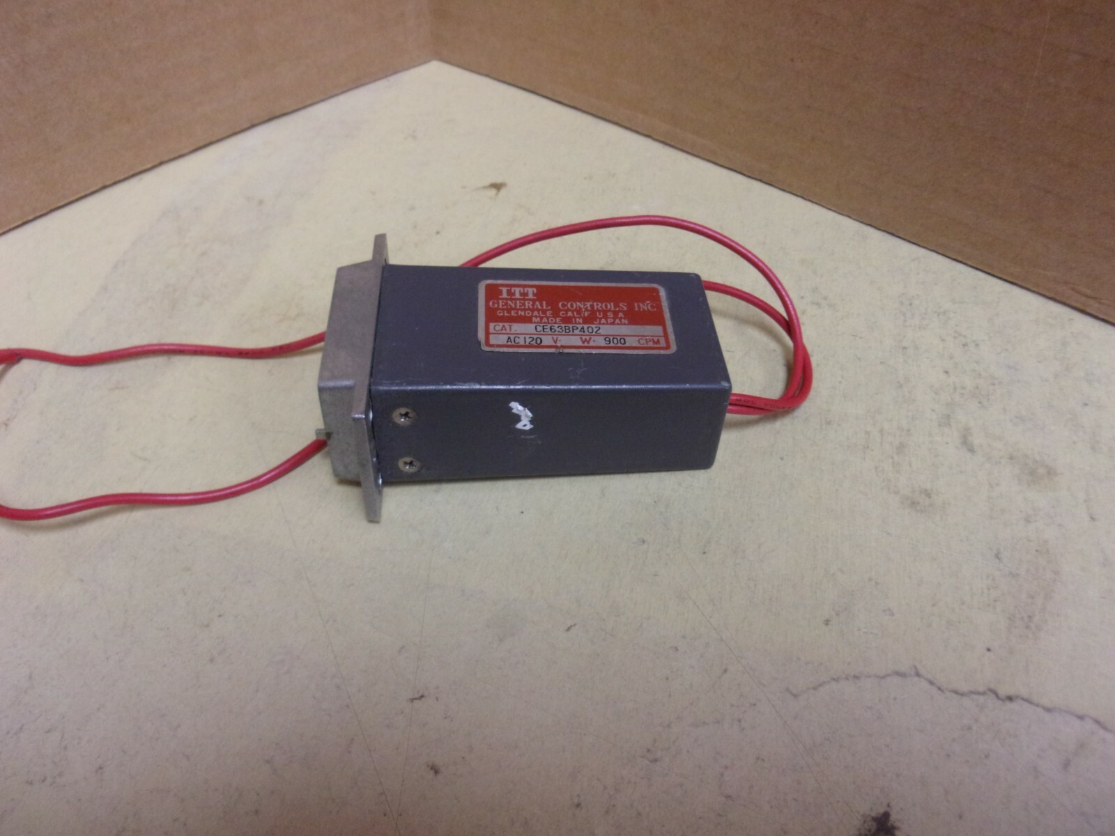 ITT General Controls Inc. CE63BP402 Counter , used